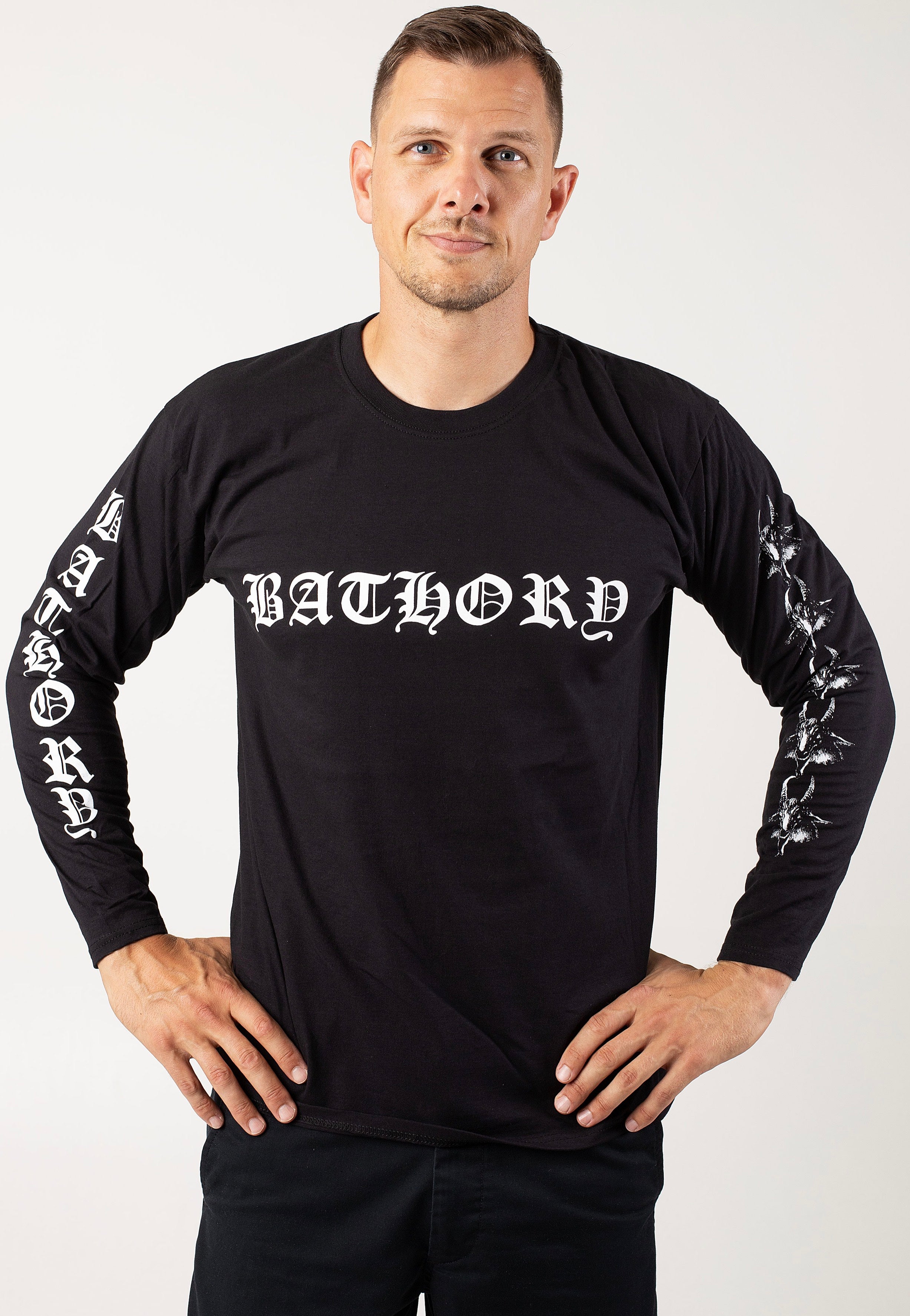 Bathory - Logo - Longsleeve Buy Cheap Cheapest Pice