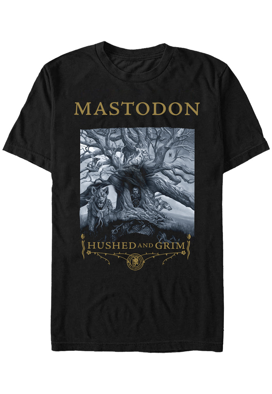 Mastodon - Hushed And Grim Cover V1 - T-Shirt With Paypal Online