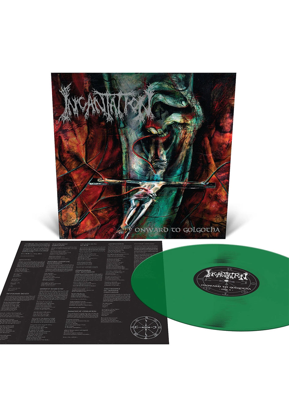 Incantation - Onward To Golgotha Clear Green - Colored Vinyl Free Shipping Cheap Pice