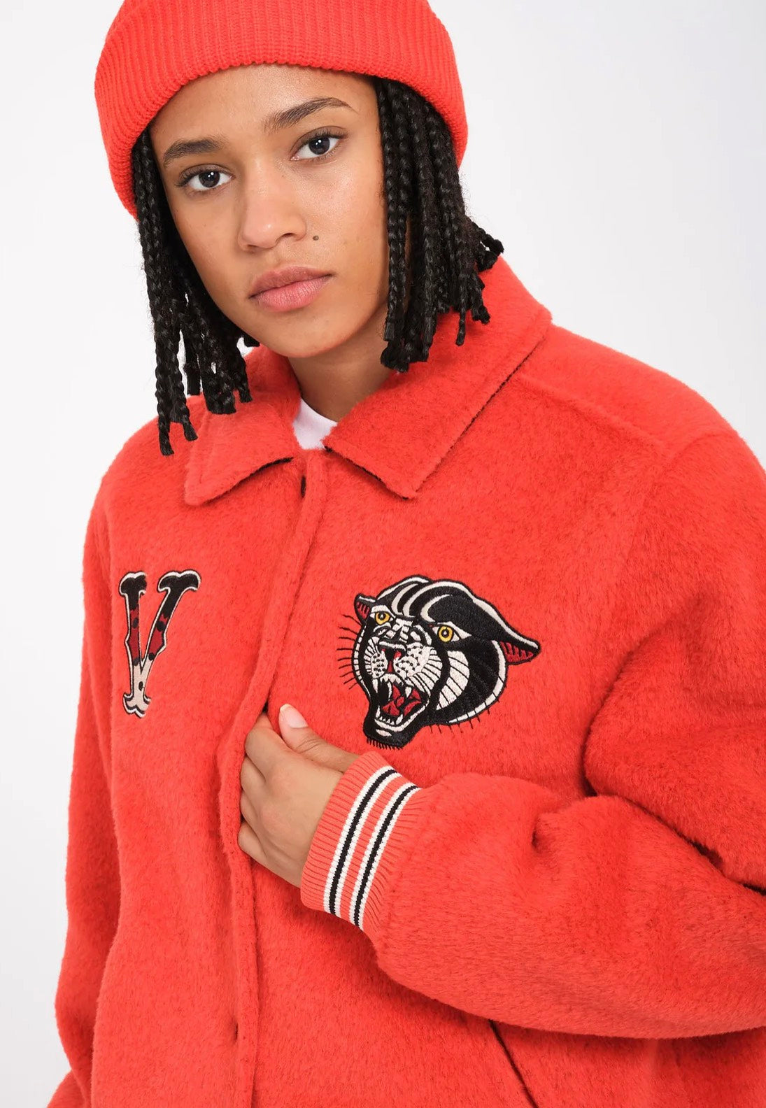 Volcom - Sickstone Bright Red - College Jacket Order Cheap Pice