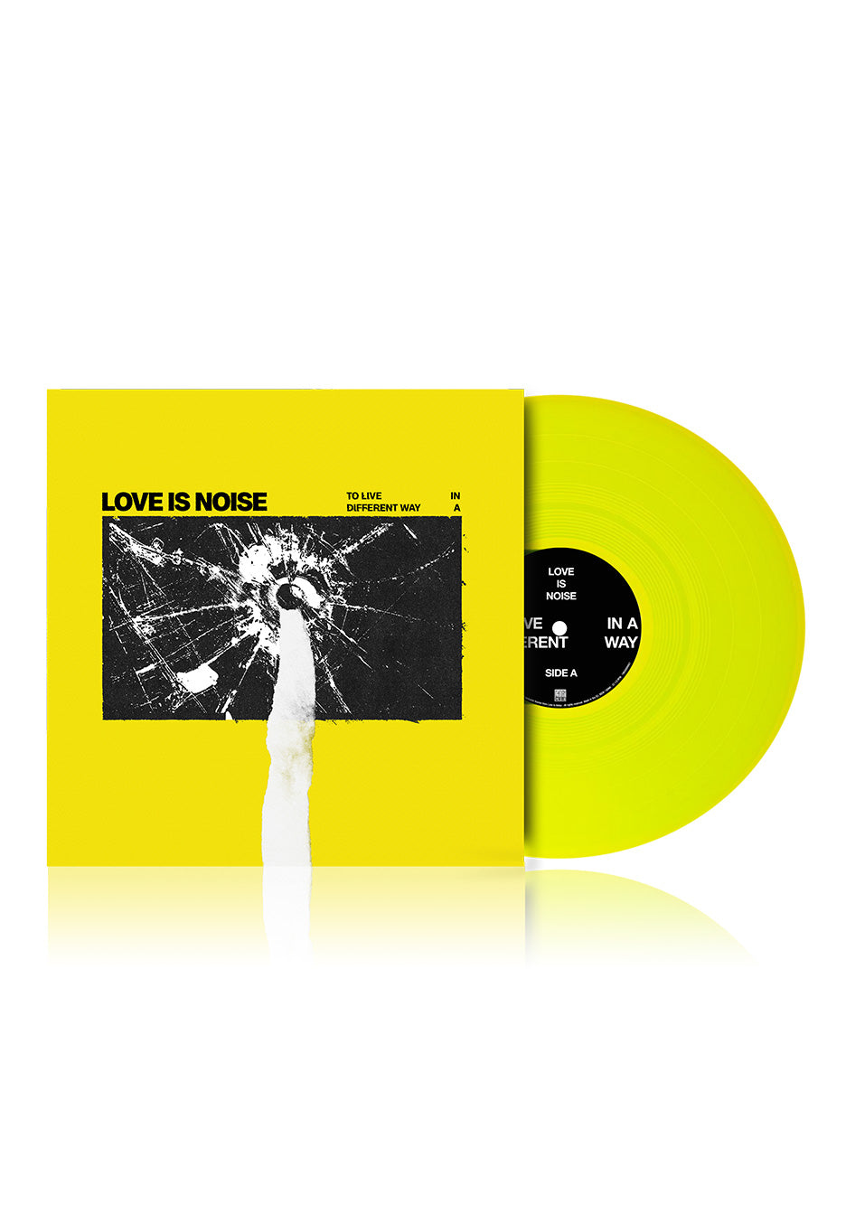 Love Is Noise - To Live In A Different Way Ltd. Neon Yellow - Colored Vinyl Cheap Original