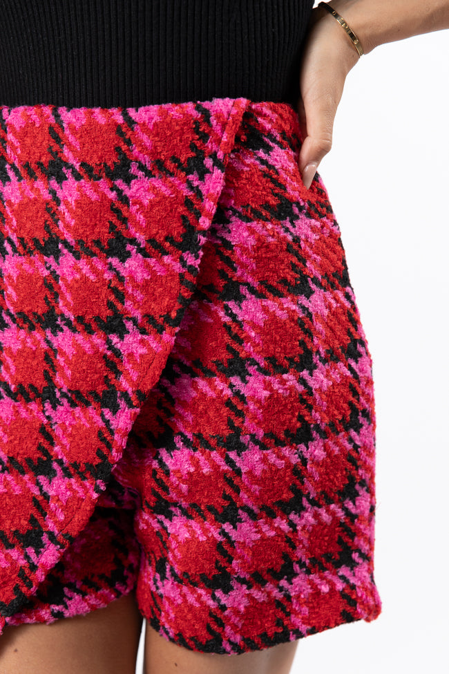 That's Life Multi Houndstooth Skort FINAL SALE