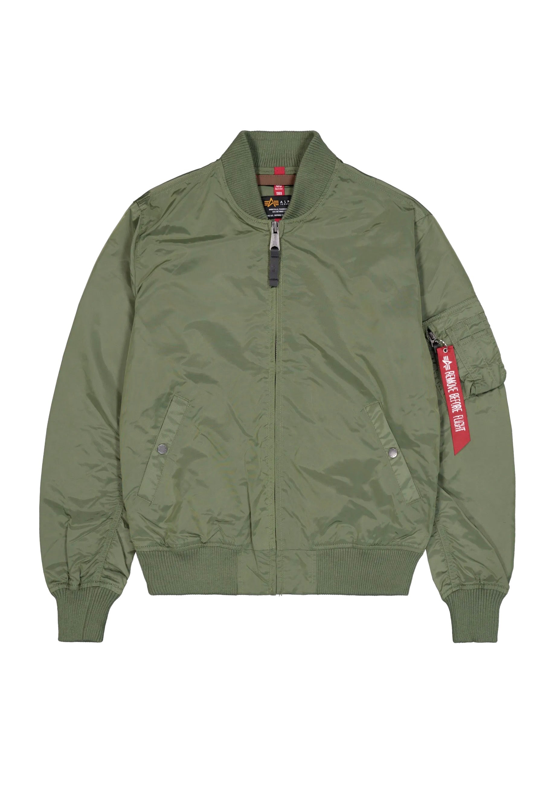 Alpha Industries - MA 1 TT Sage Green - Jacket Free Shipping 2025 New