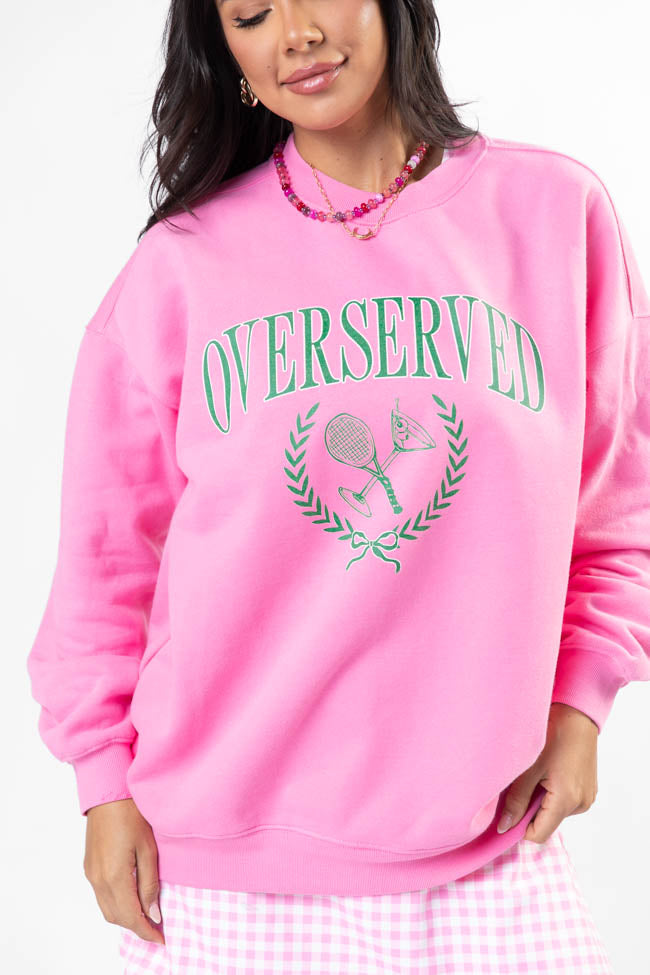 Overserved Pink Oversized Graphic Sweatshirt Wide Range Of Cheap Online