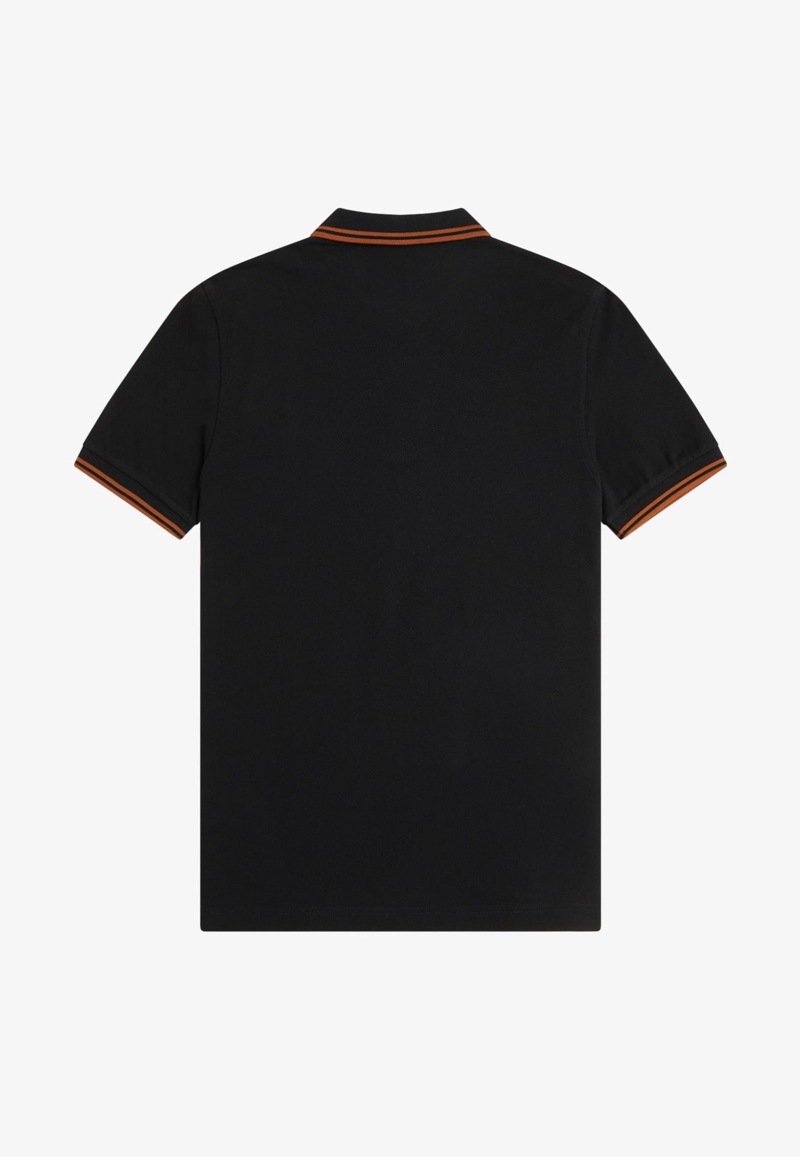 Fred Perry - The Twin Tipped Black/Marmalade - Polo Ebay