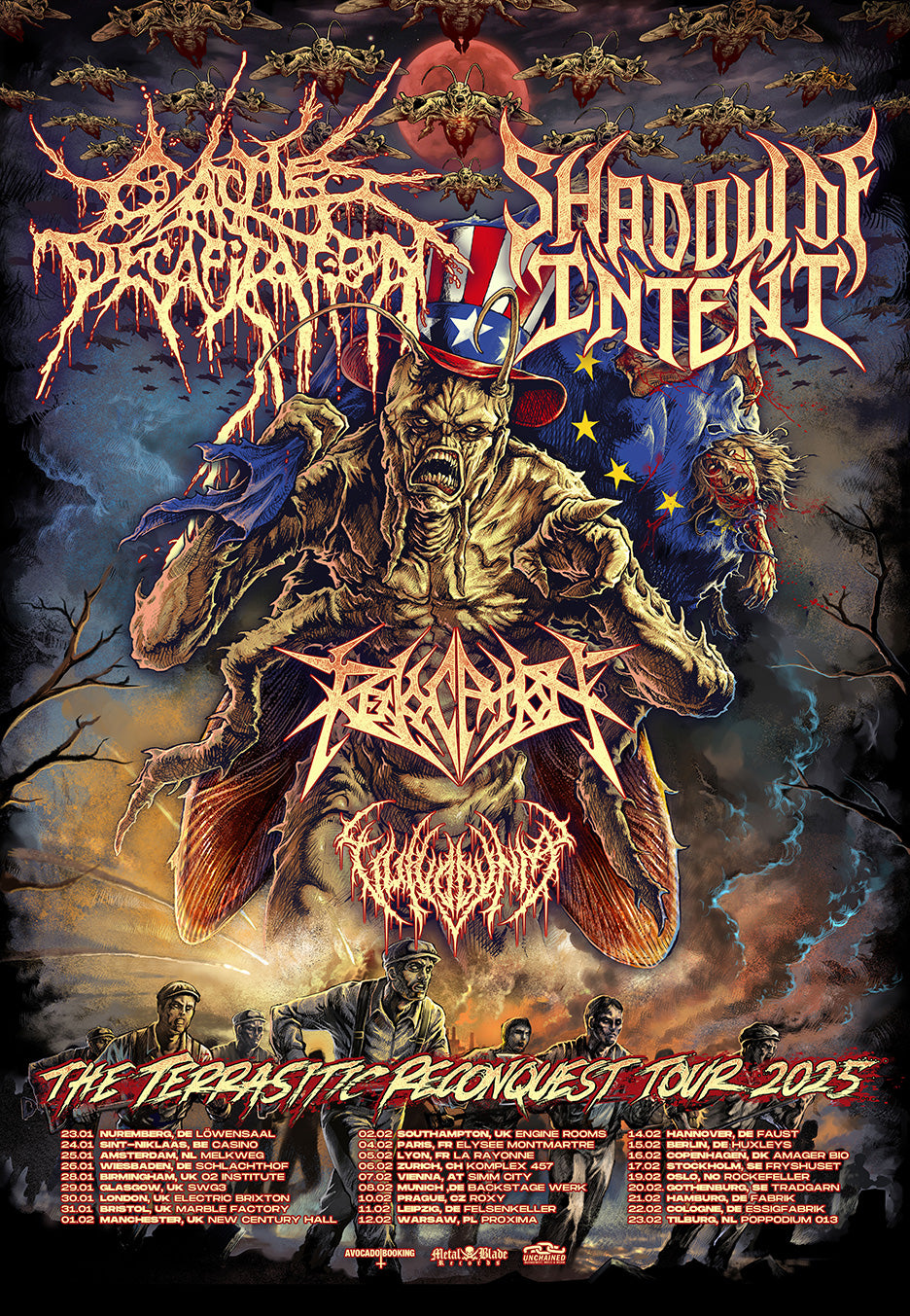 Cattle Decapitation + Shadow Of Intent - 22.02.2025 Kln - Ticket Online Online High Quality