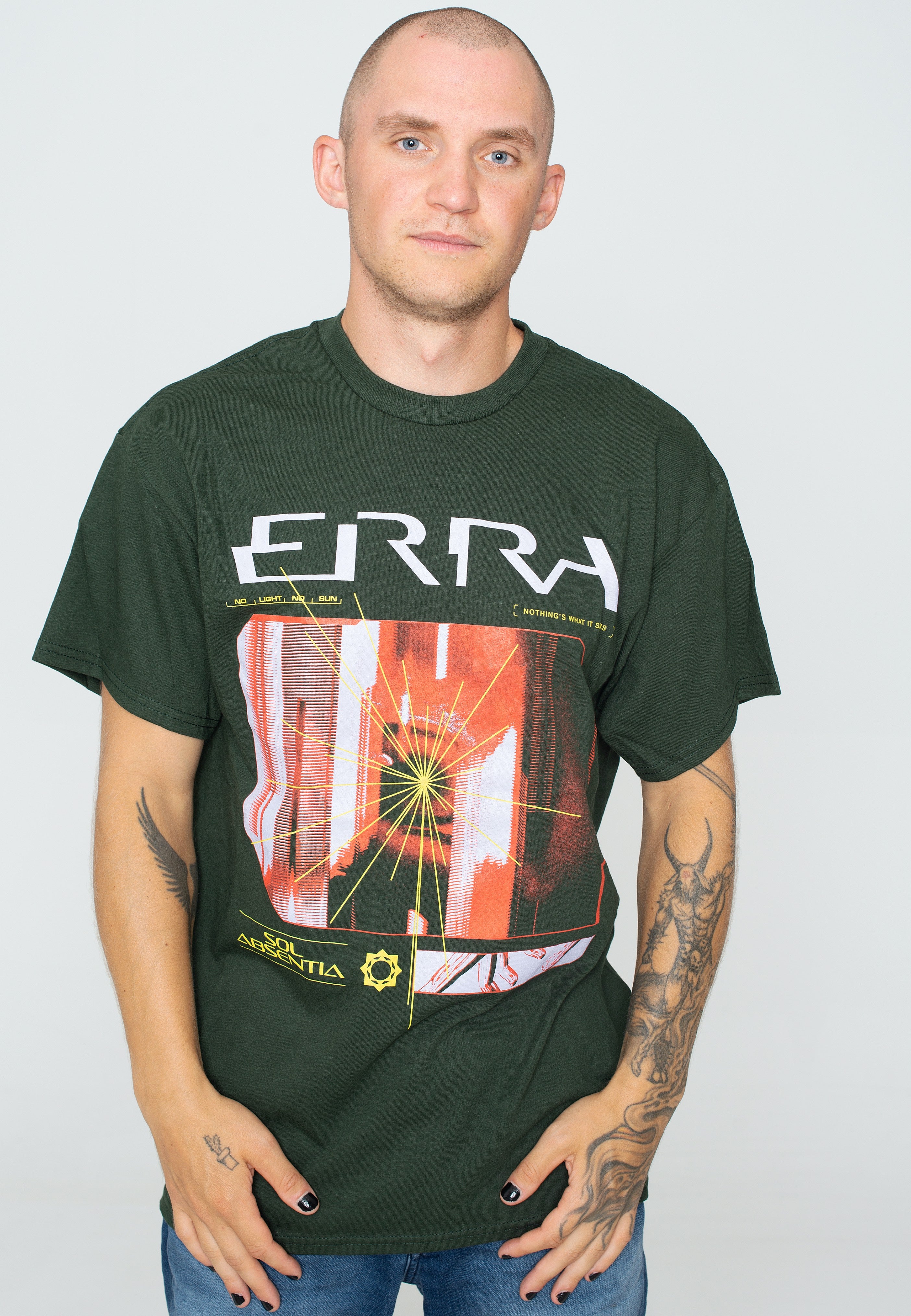 Erra - Sol Absentia Forest Green - T-Shirt Best Place To Buy