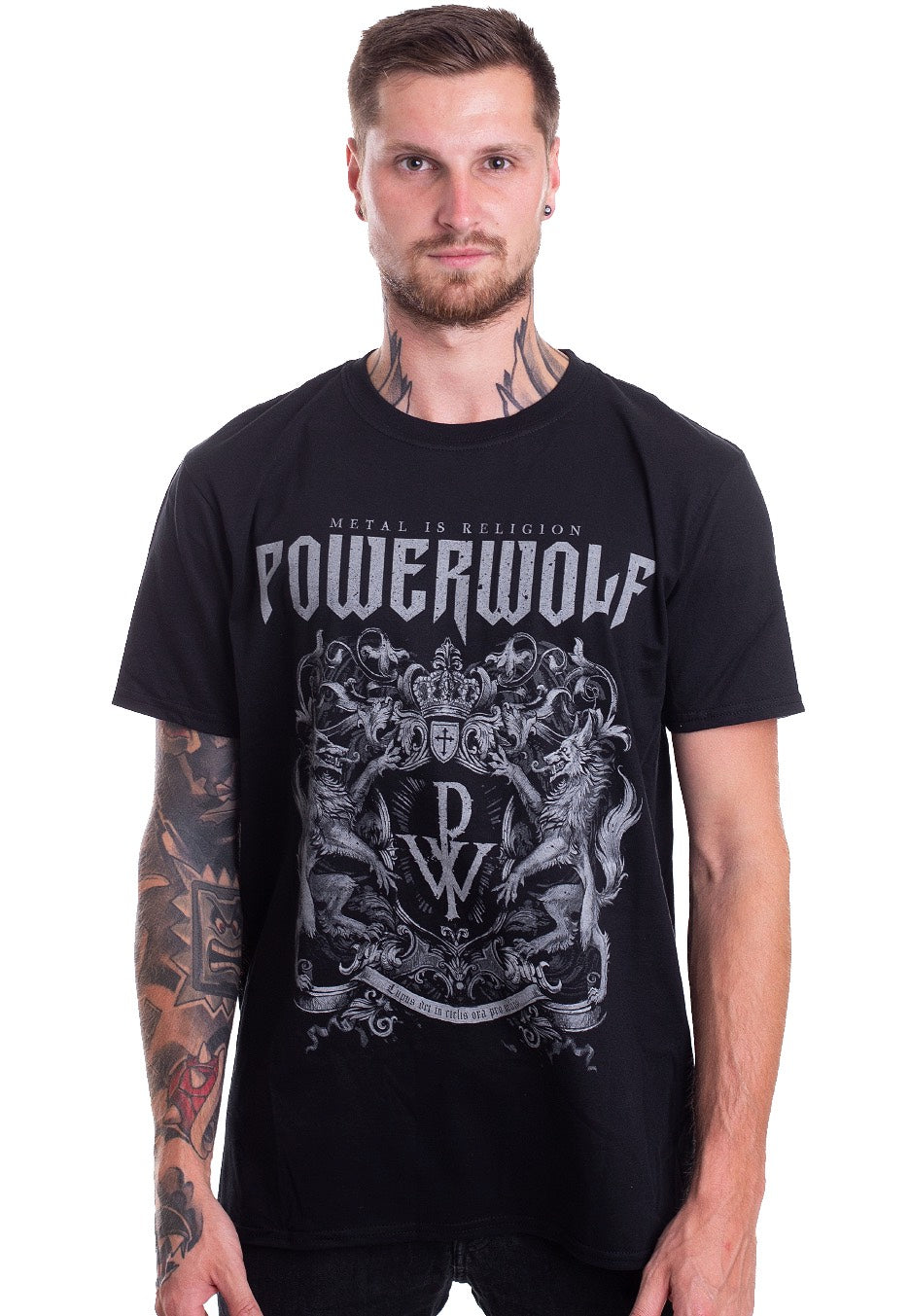 Powerwolf - Crest Metal Is Religion - T-Shirt Discount Shop For