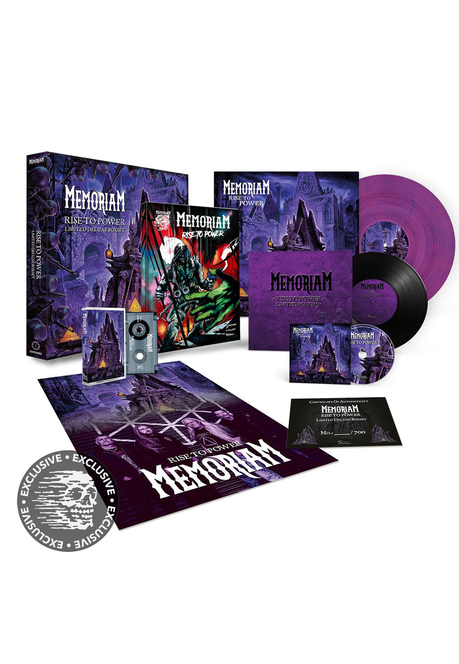 Memoriam - Rise To Power Pink Blue - Colored Vinyl Boxset Cheap Sale Cheapest