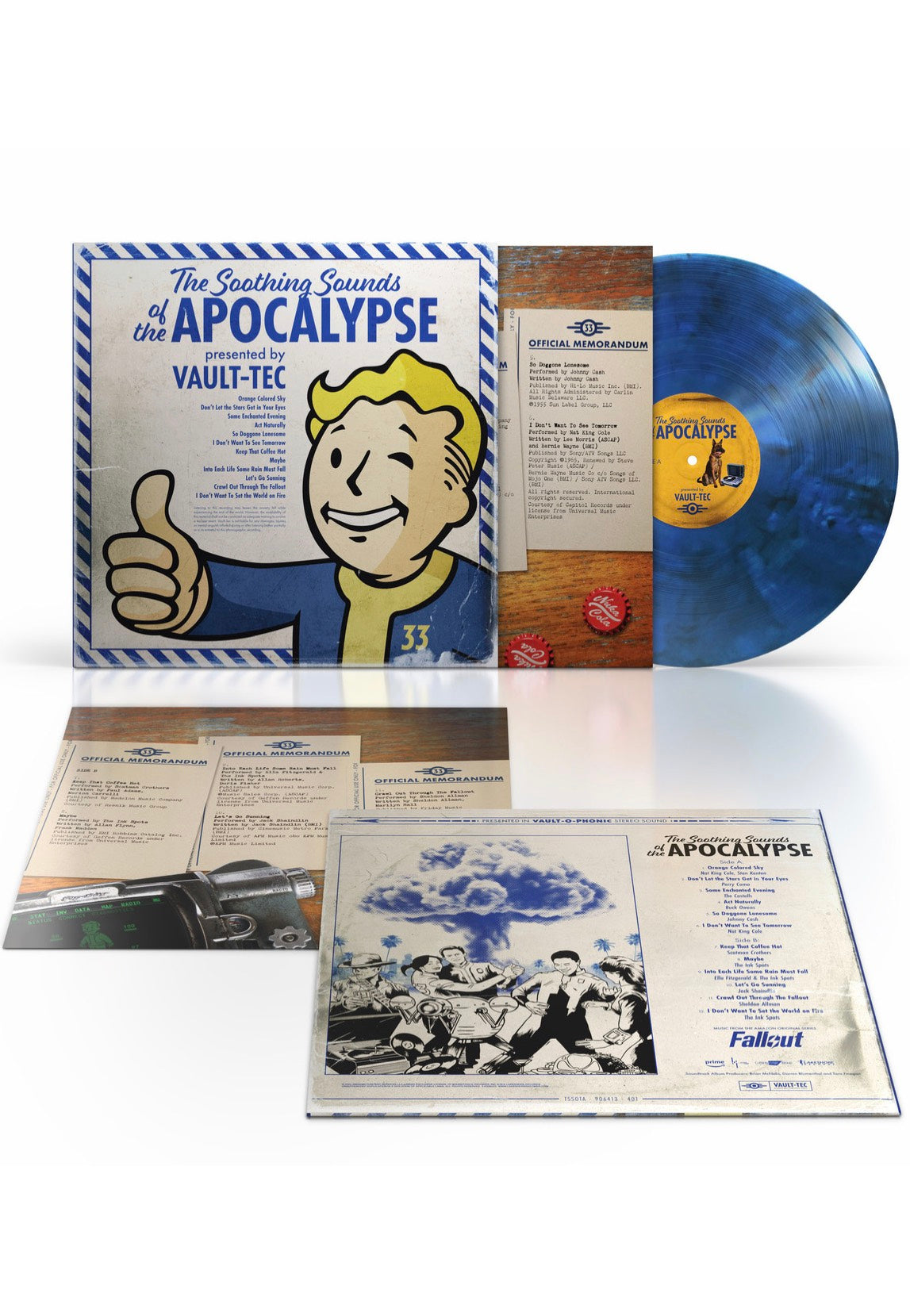 Fallout - The Soothing Sounds Of The Apocalypse Ltd. Blue Smoke - Colored Vinyl Cheap Sale Footlocker Pictures