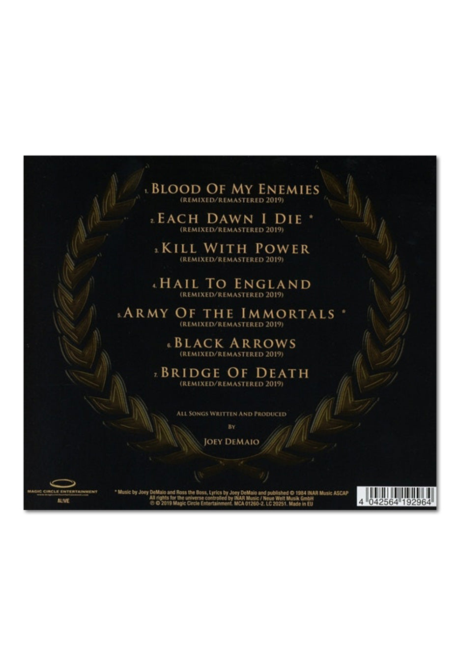 Manowar - Hail To England Imperial Edition Mmxix - CD Discount Manchester