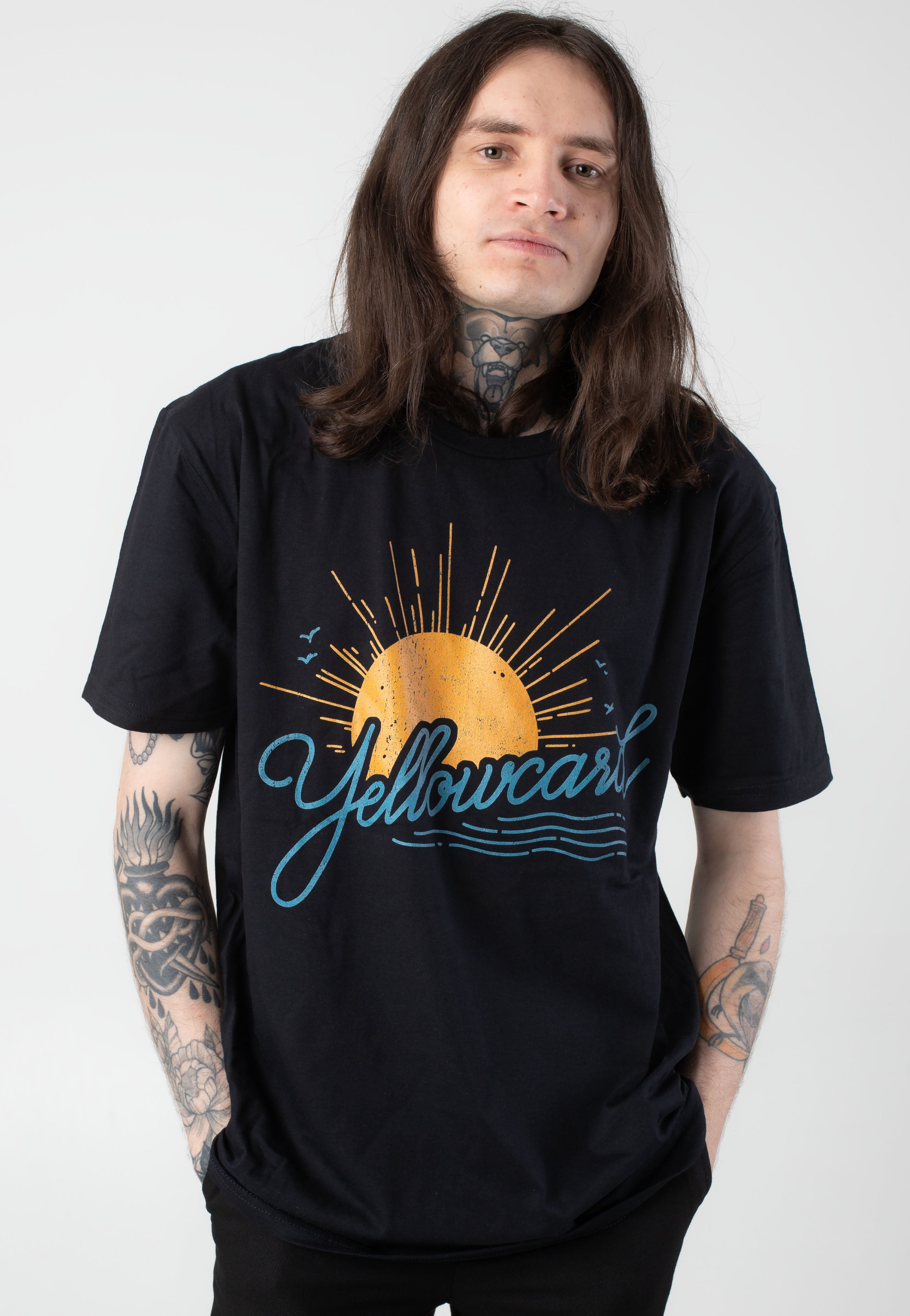 Yellowcard - Yellowcard Script Sun - T-Shirt Outlet Fashion Style