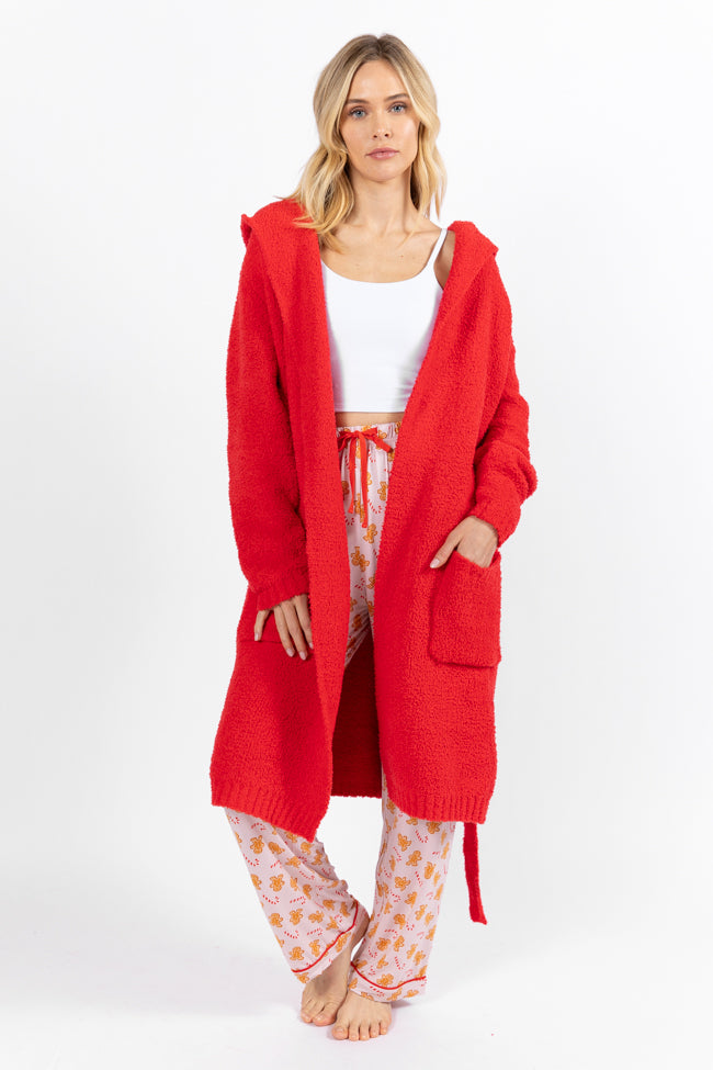 It Was All A Dream Red Robe Macy Blackwell X Pink Lily FINAL SALE Hot Sale Online