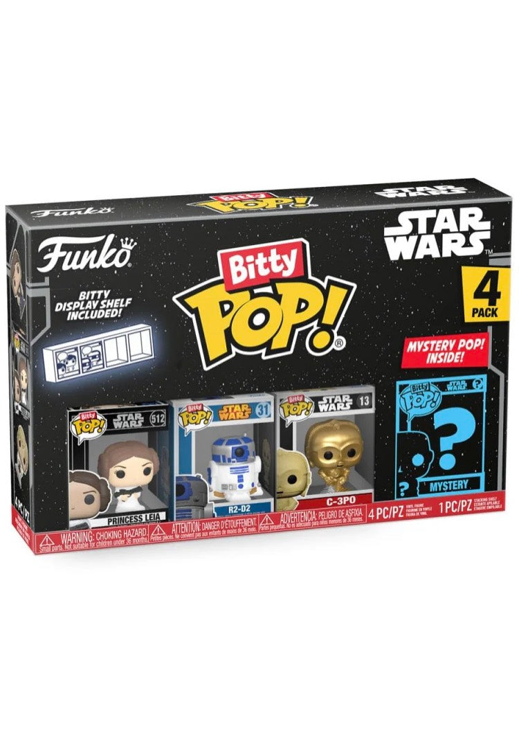 Star Wars - Leia Bitty POP! 4PK - Funko Pop Huge Surprise Cheap Pice