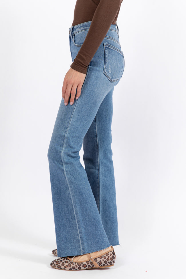 Eve Medium Wash Flare Jeans Get Authentic Cheap Online