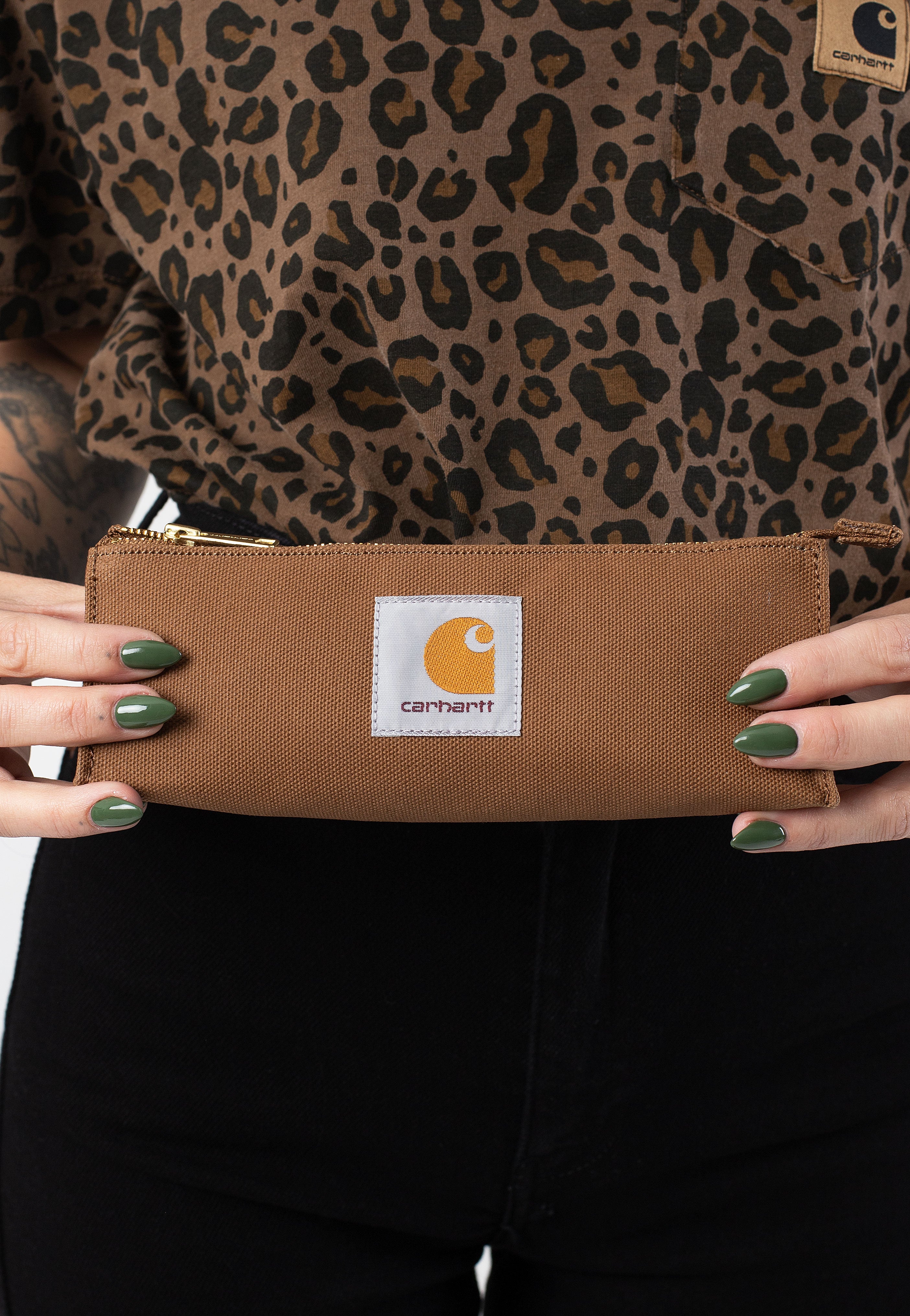 Carhartt WIP - Canvas Hamilton Brown - Pencil Case Buy Cheap Deals