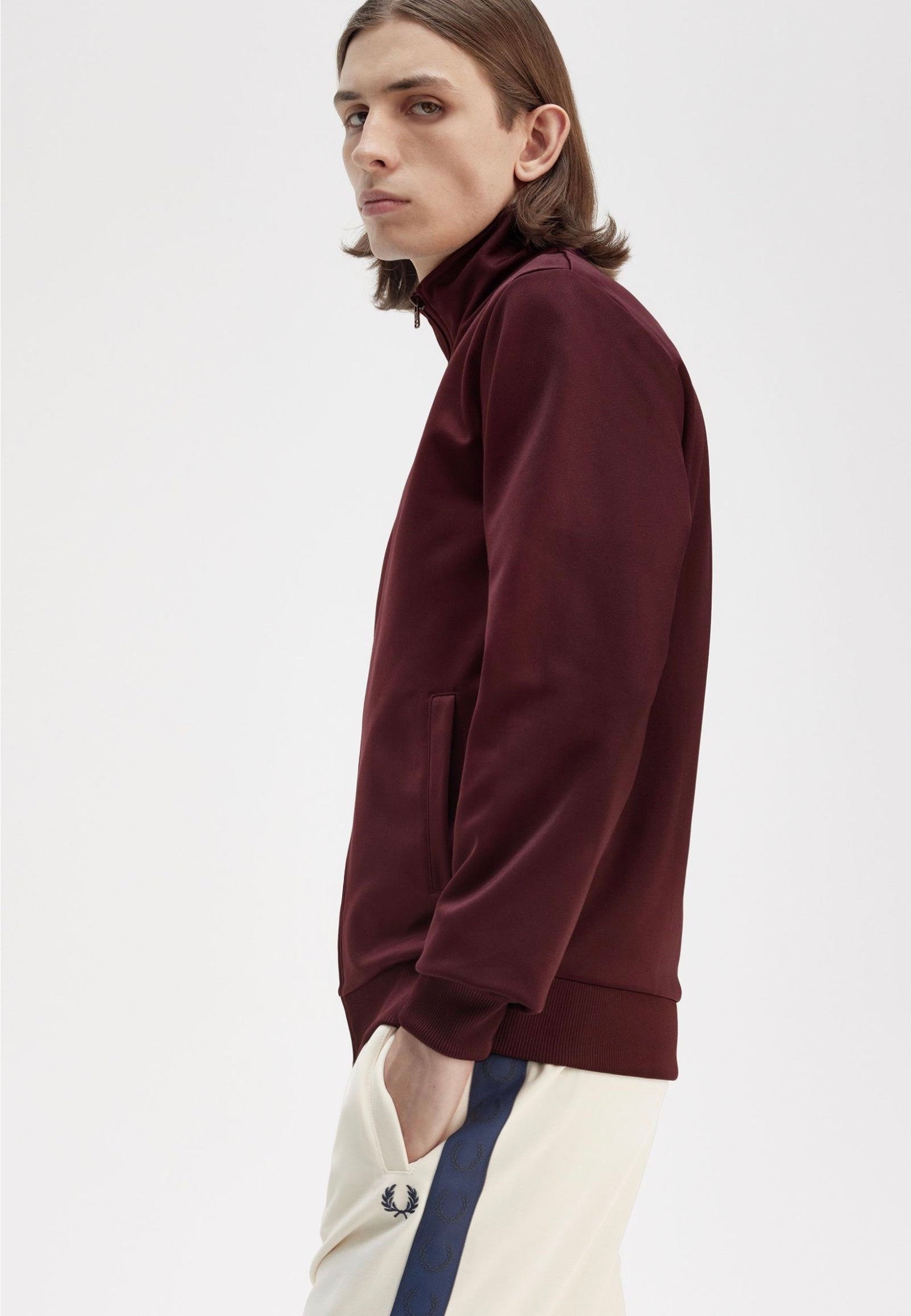 Fred Perry - Track Oxblood - Track Jacket Outlet Choice