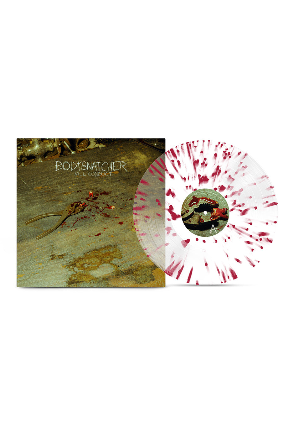 Bodysnatcher - Vile Conduct Ltd. Blood Splatter - Colored Vinyl Best Seller Cheap Pice