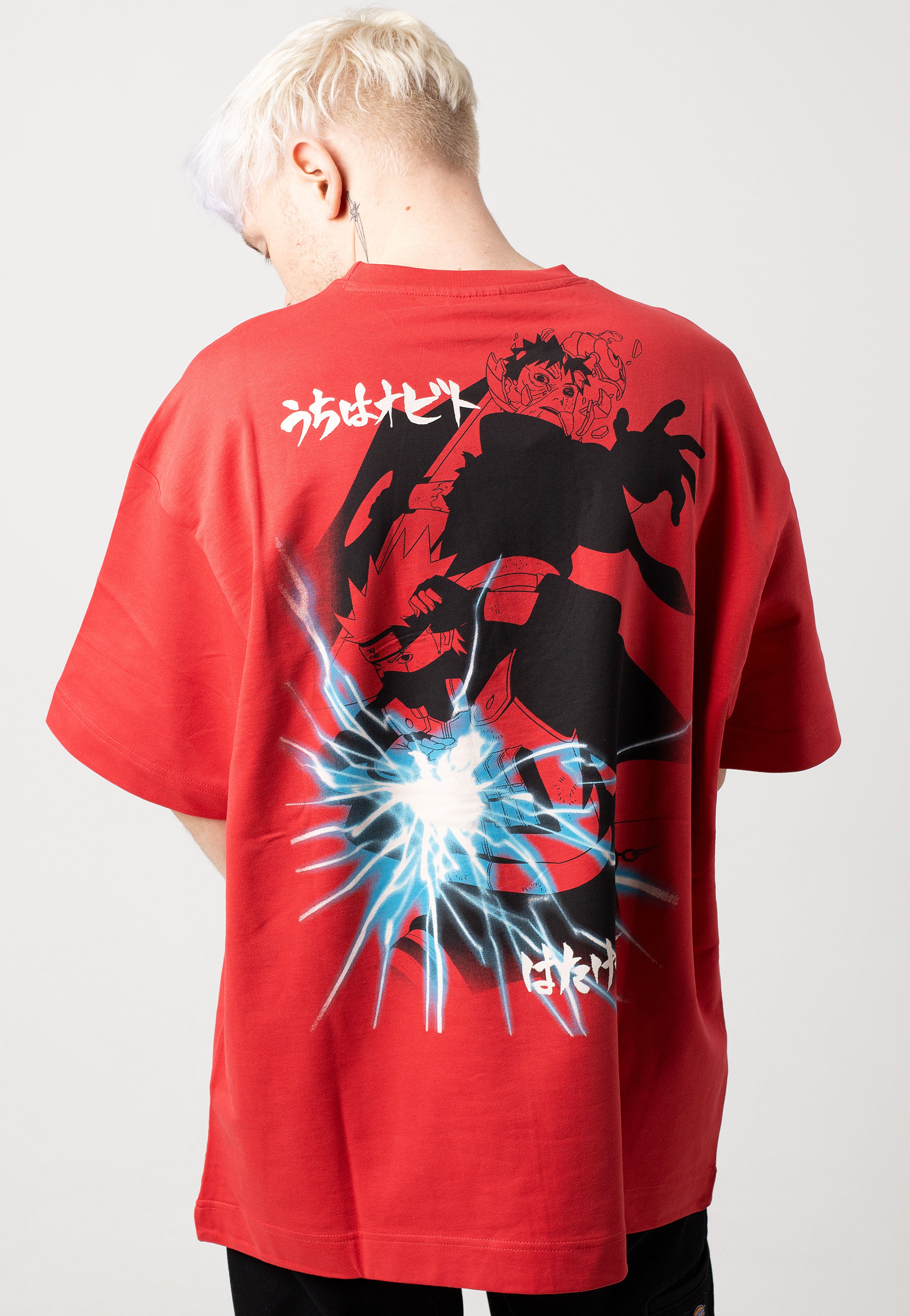 Neptun x Naruto - Kakashi & Obito Red - T-Shirt Outlet