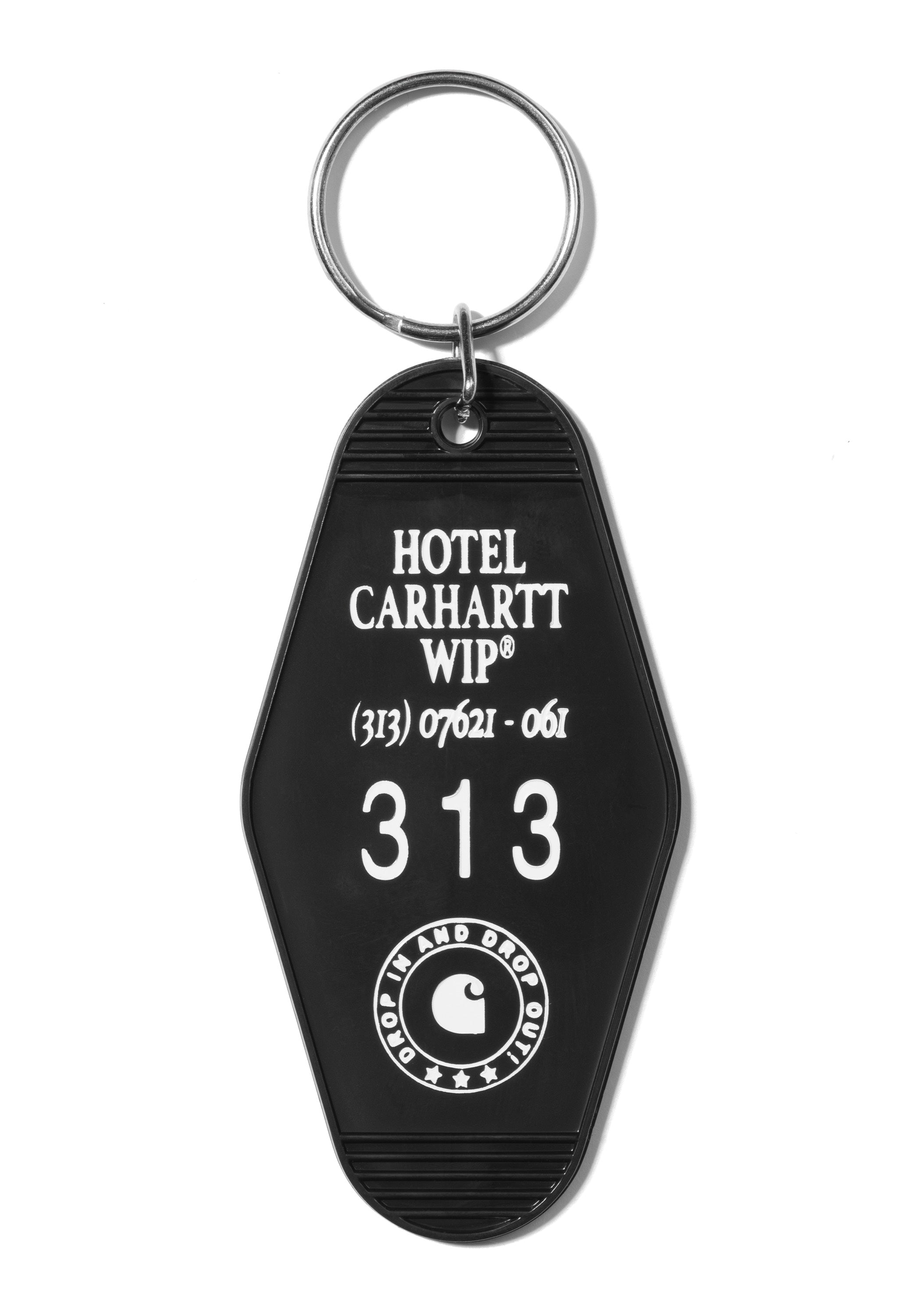 Carhartt WIP - Hotel Keys Black/White - Keychain Visa Payment