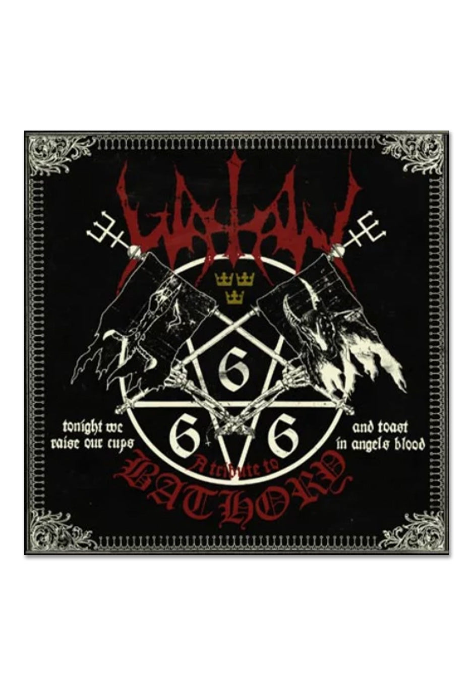 Watain - Tonight We Raise Our Cups And Toast In Angels Blood - A Tribute To Bathory Ltd. - Picture Vinyl Sale Huge Surprise