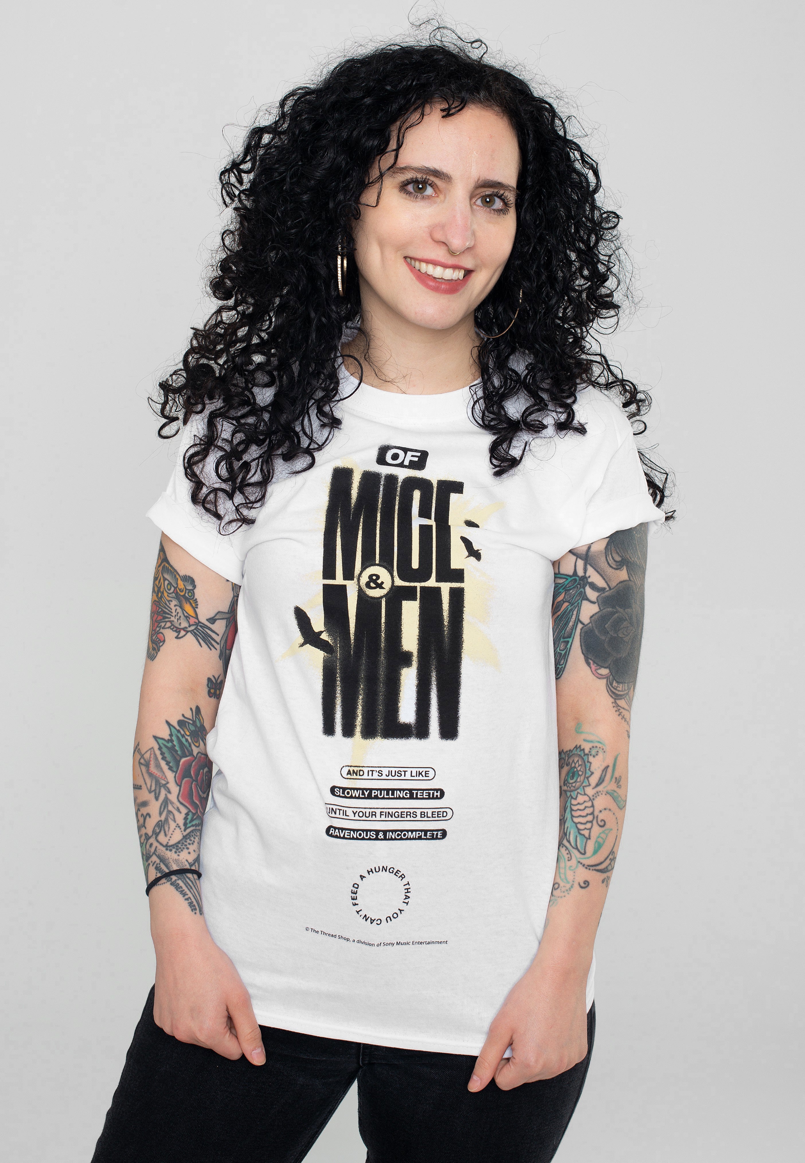 Of Mice & Men - Pulling Teeth White - T-Shirt Buy Cheap Websites