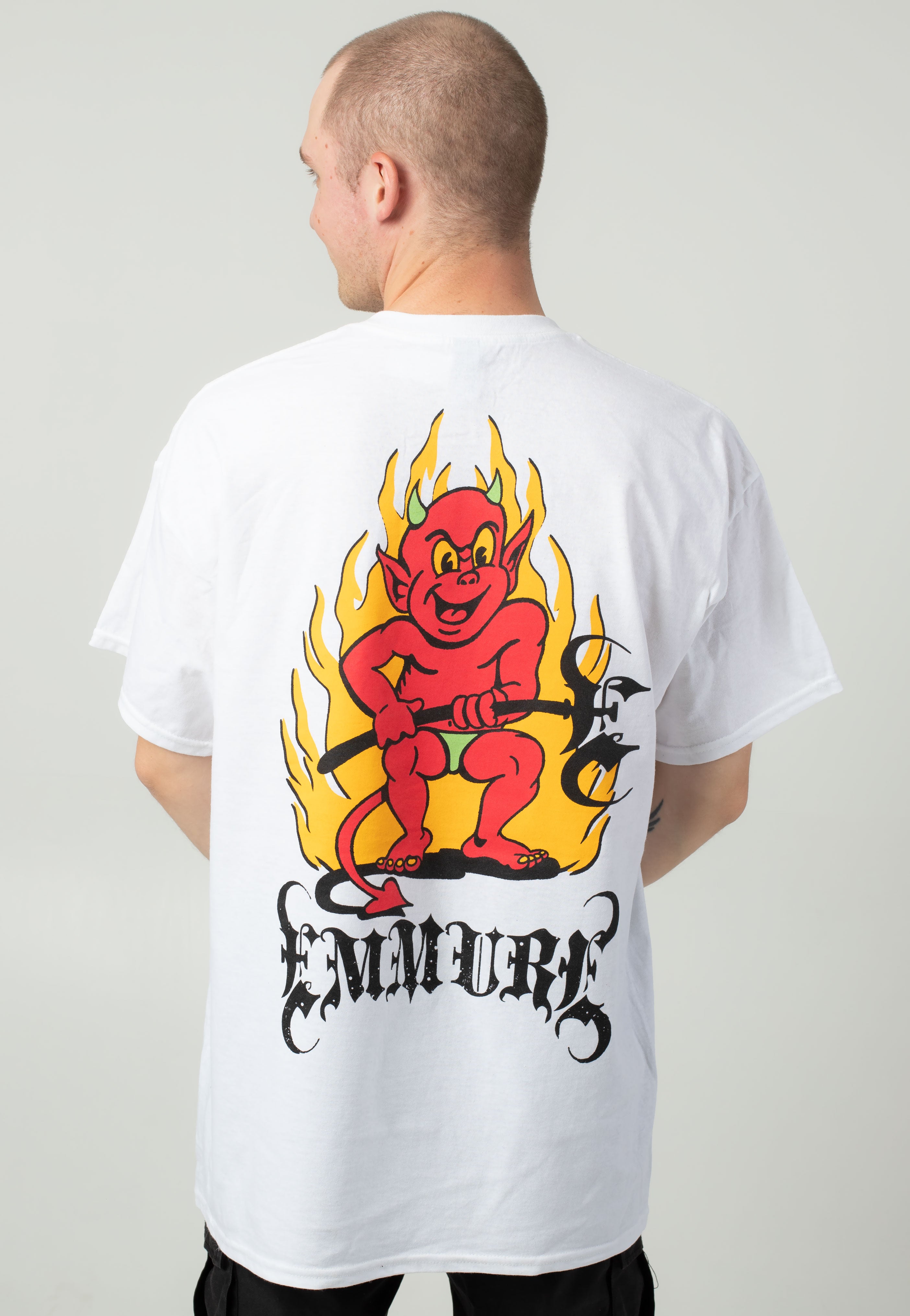 Emmure - Devil Man White - T-Shirt Clearance Cost