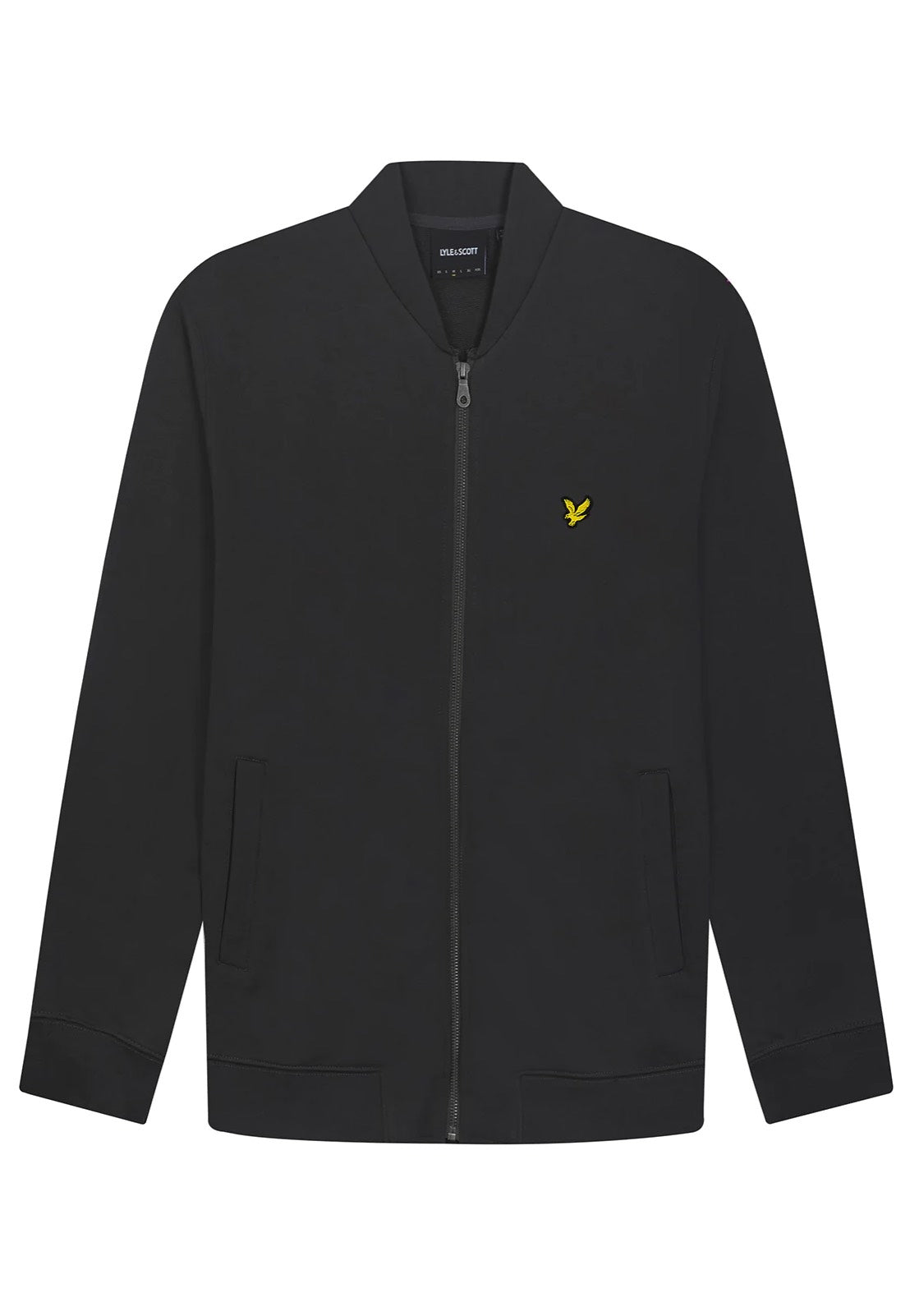 Lyle & Scott - Loopback Jersey Gunmetal - Zipper Buy Cheap Best Store To Get