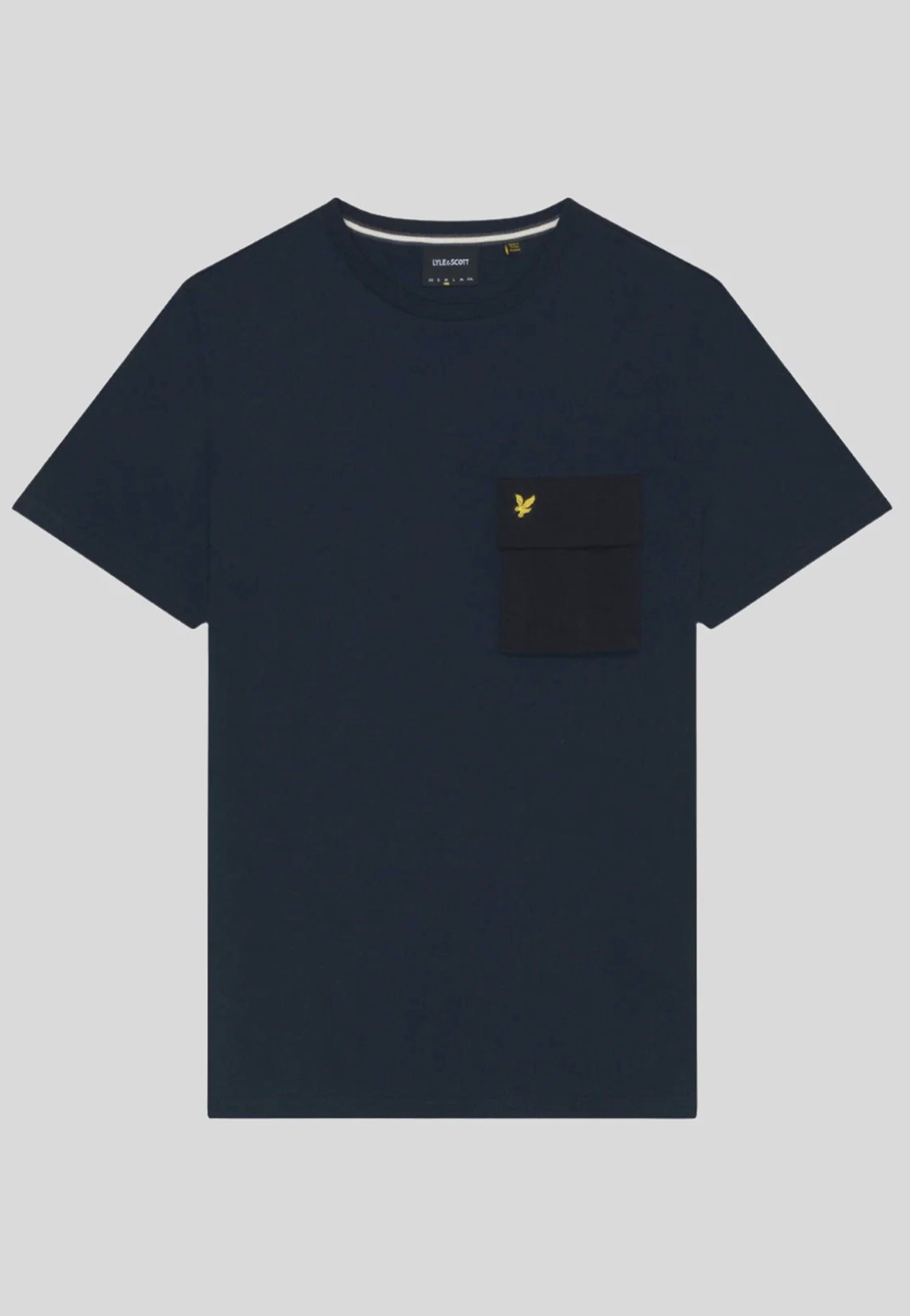 Lyle & Scott - Half Tipped Dark Navy - T-Shirt Sale Genuine