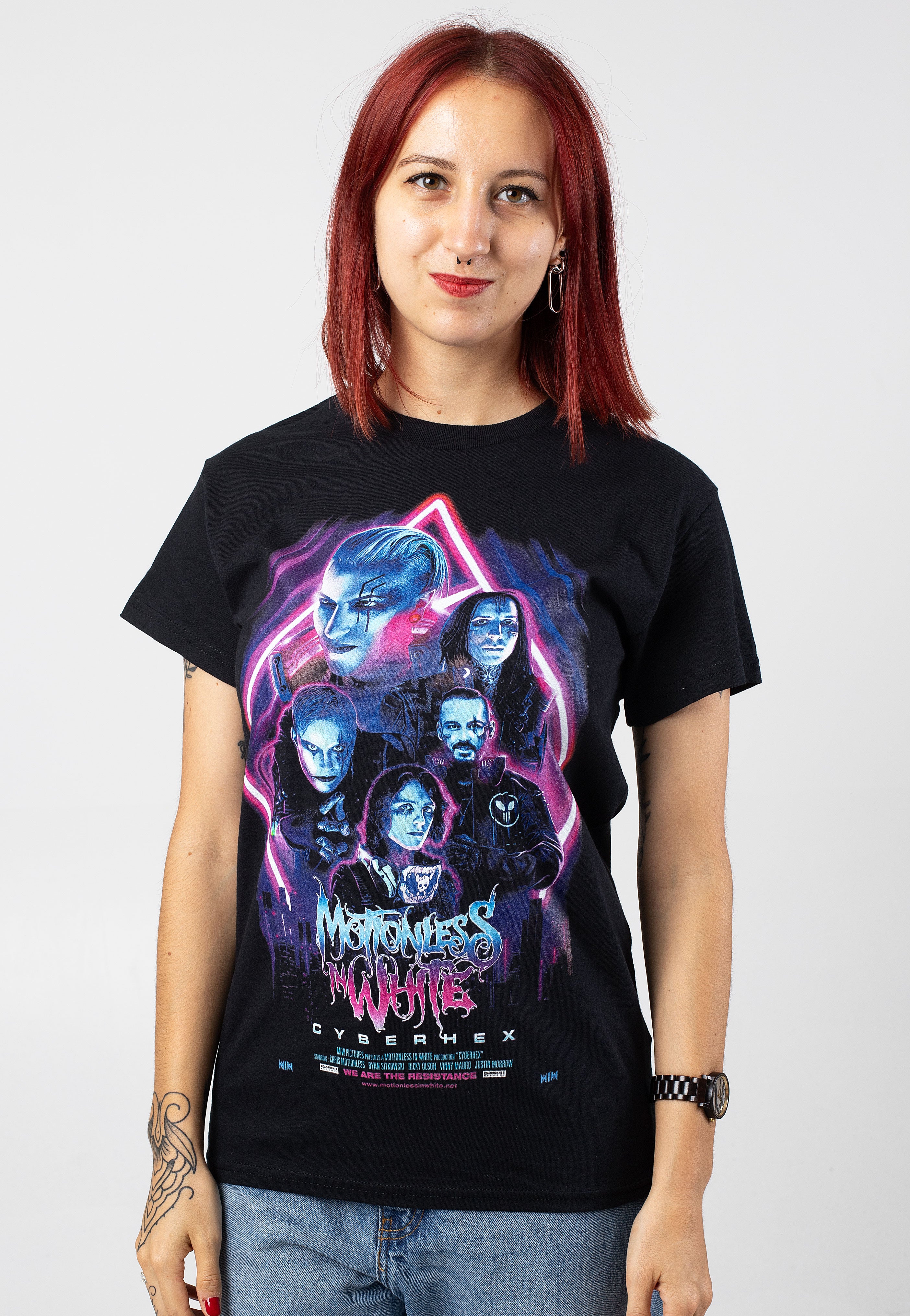 Motionless In White - Cyberhex Movie - T-Shirt Cheap Excellent