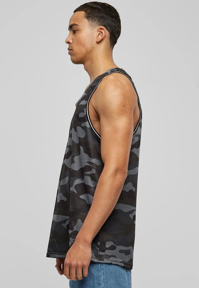 Urban Classics - Camo Mesh Darkcamo - Tank Discount Professional