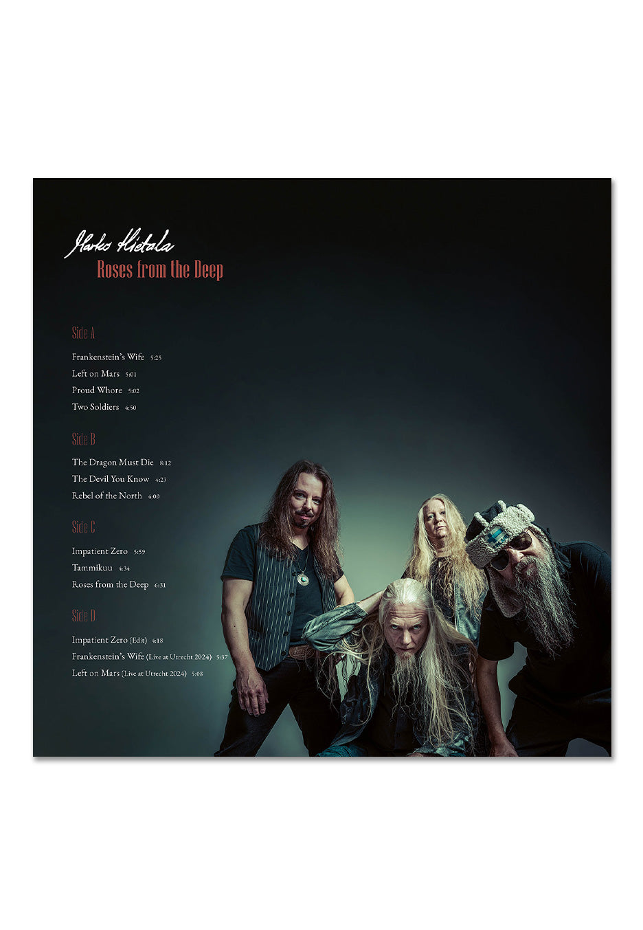 Marko Hietala - Roses From The Deep Ltd. Oxblood - Colored 2 Vinyl Visa Payment For Sale