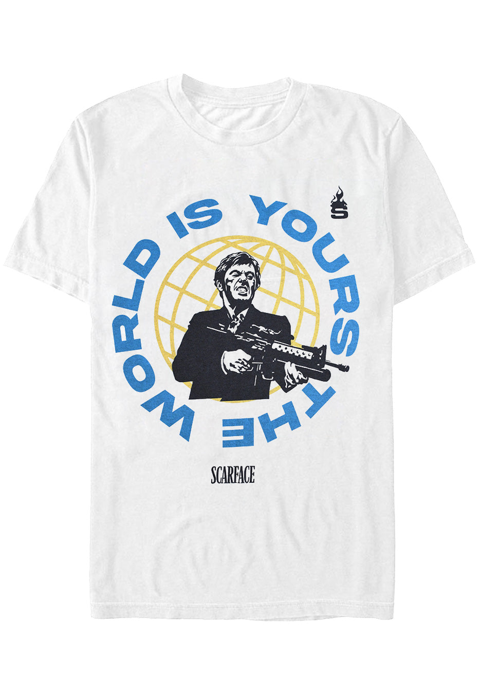 Scarface - The World Is Yours White - T-Shirt 2025 New Sale Online