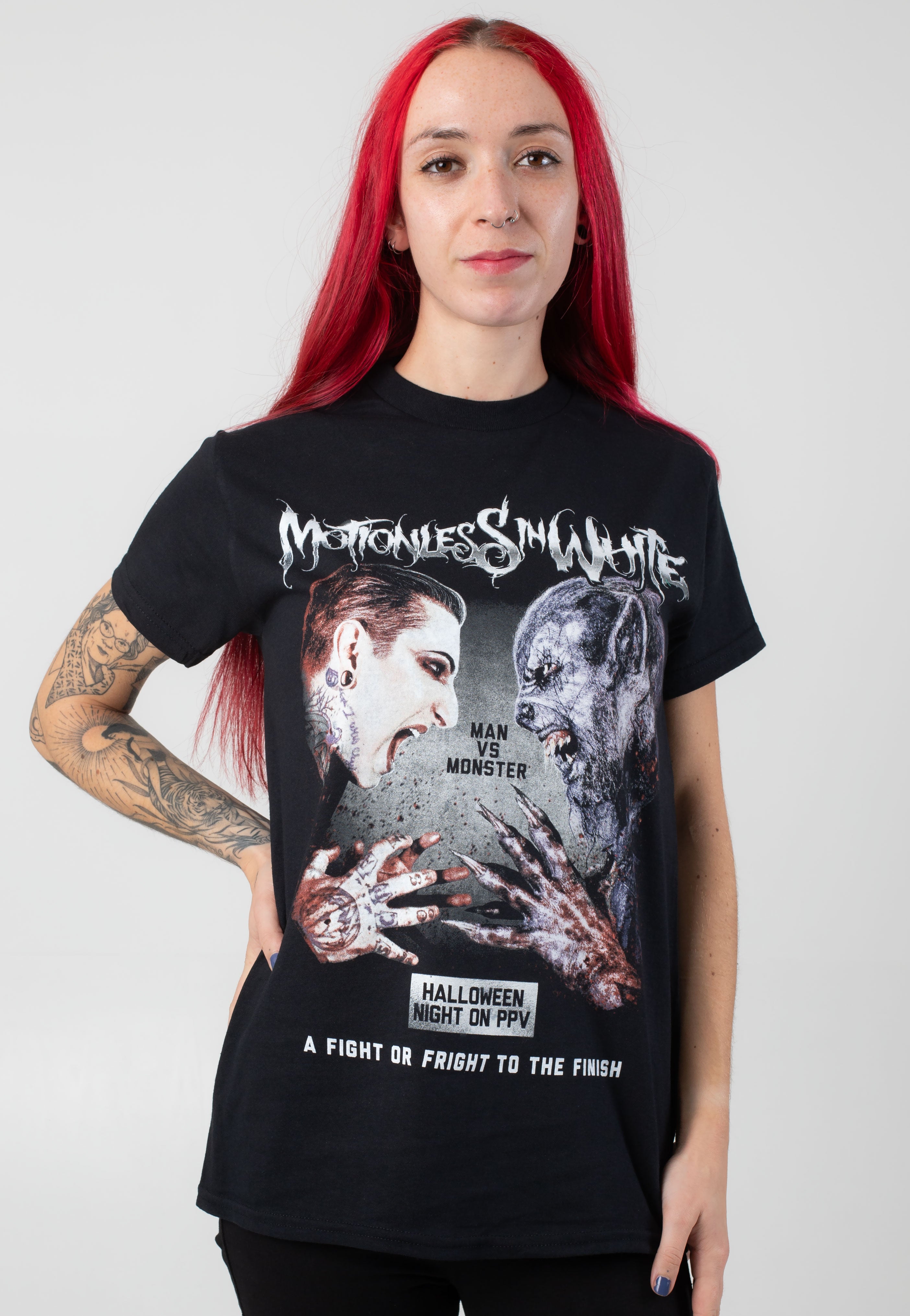 Motionless In White - Man Vs Monster - T-Shirt Inexpensive For Sale