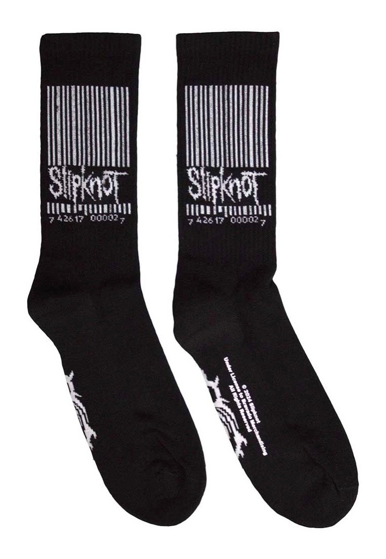 Slipknot - Barcode & Tribal - Socks 2025 New For Sale