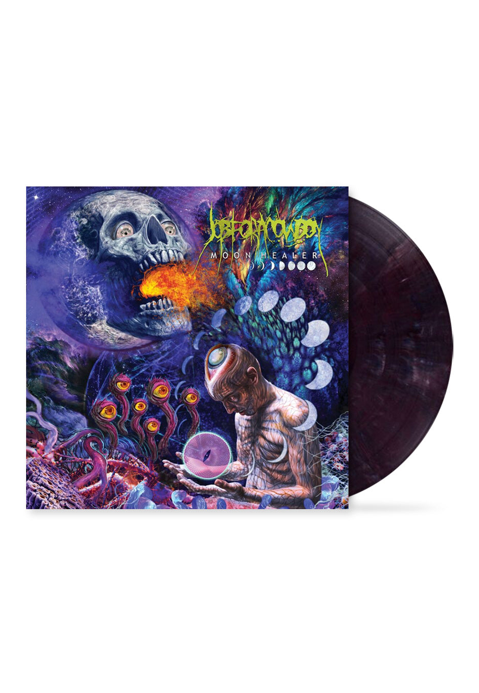 Job For A Cowboy - Moon Healer Ltd. Dark Purple - Marbled Vinyl Free Shipping Best Store To Get