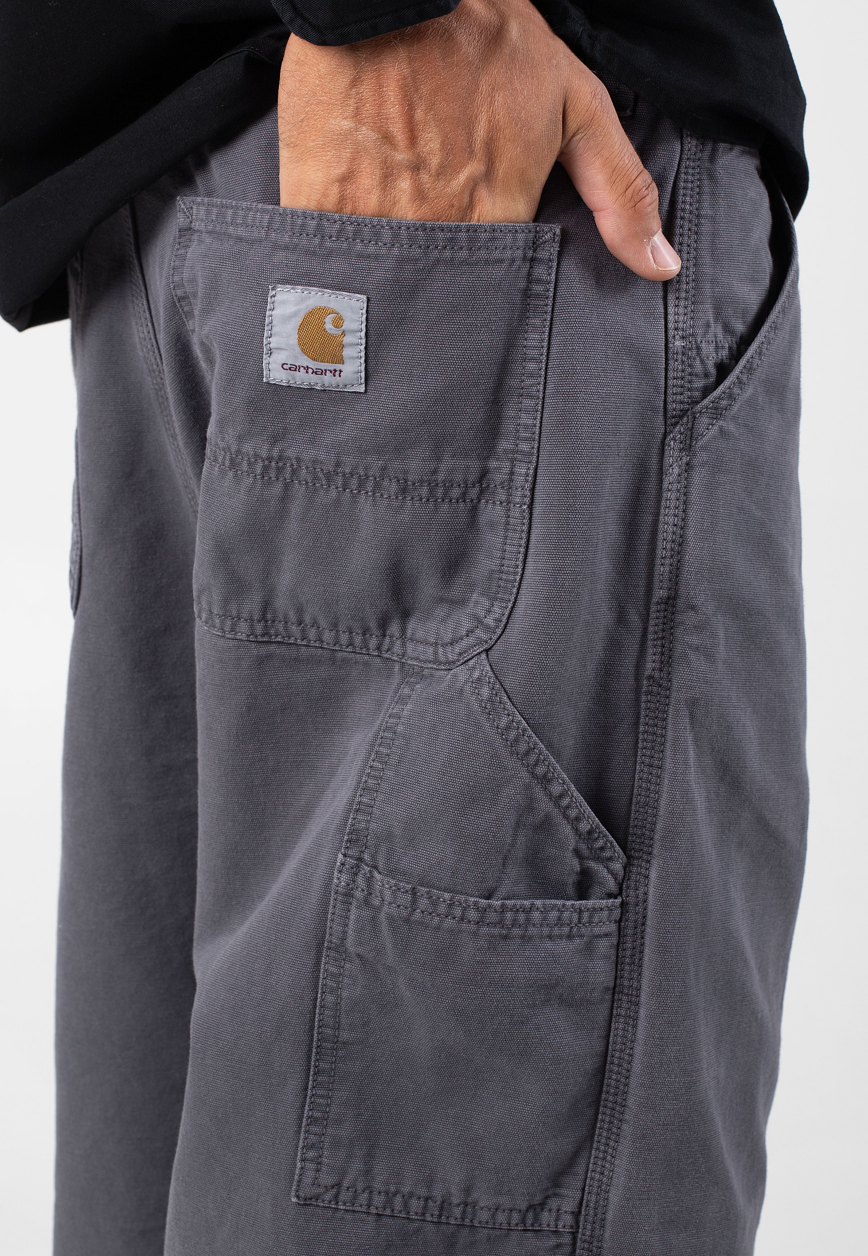 Carhartt WIP - Og Single Knee Stone Dyed Graphite - Pants Find Great Cheap Online