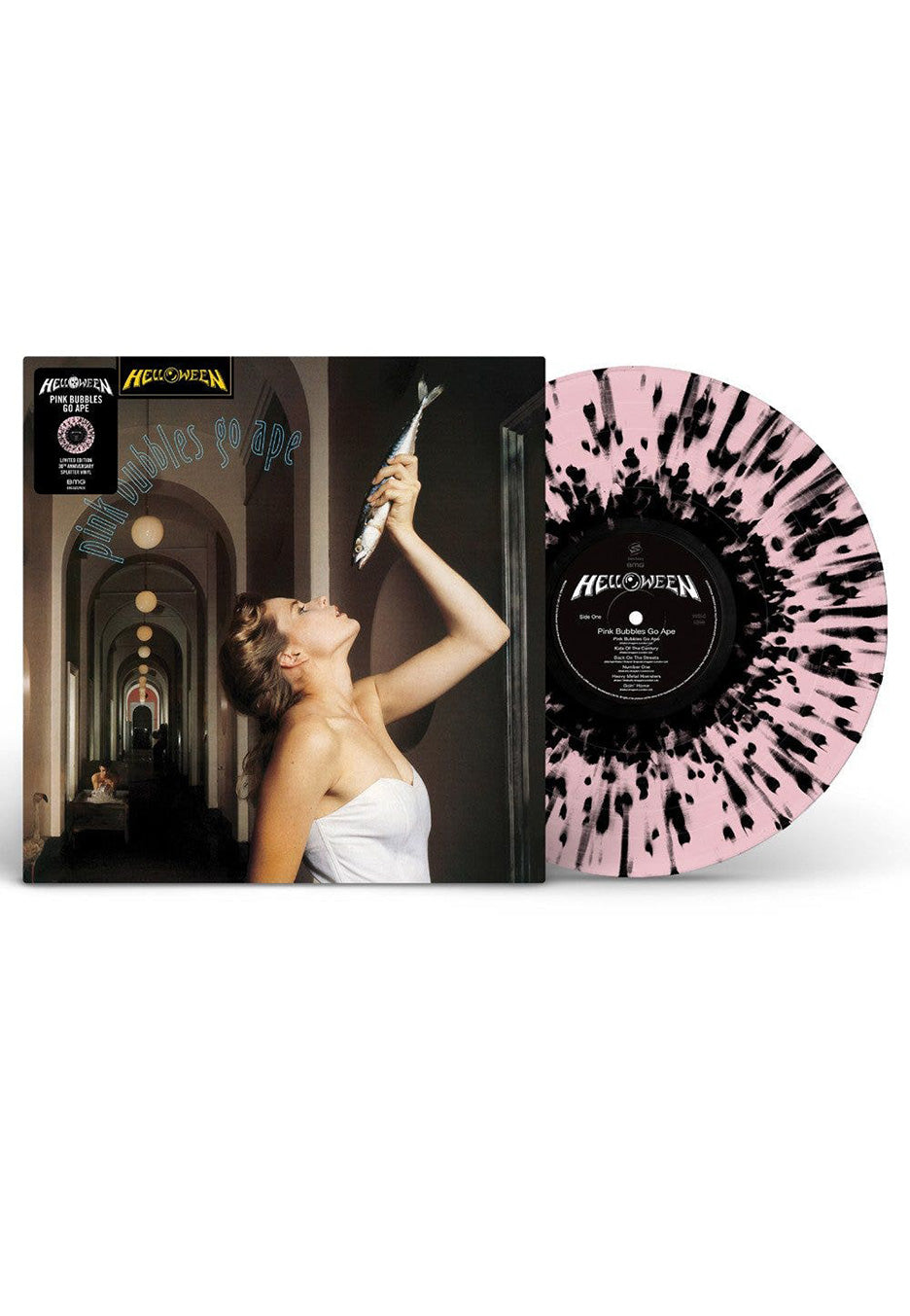 Helloween - Pink Bubbles Go Ape (30Th Anniversary) Pink/Black - Colored Vinyl Sale Comfortable