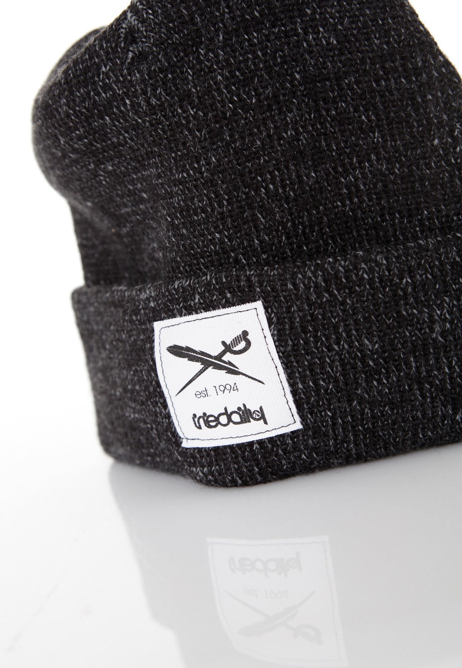 Iriedaily - Smurpher Heavy Black Melange - Beanie Cheap High Quality