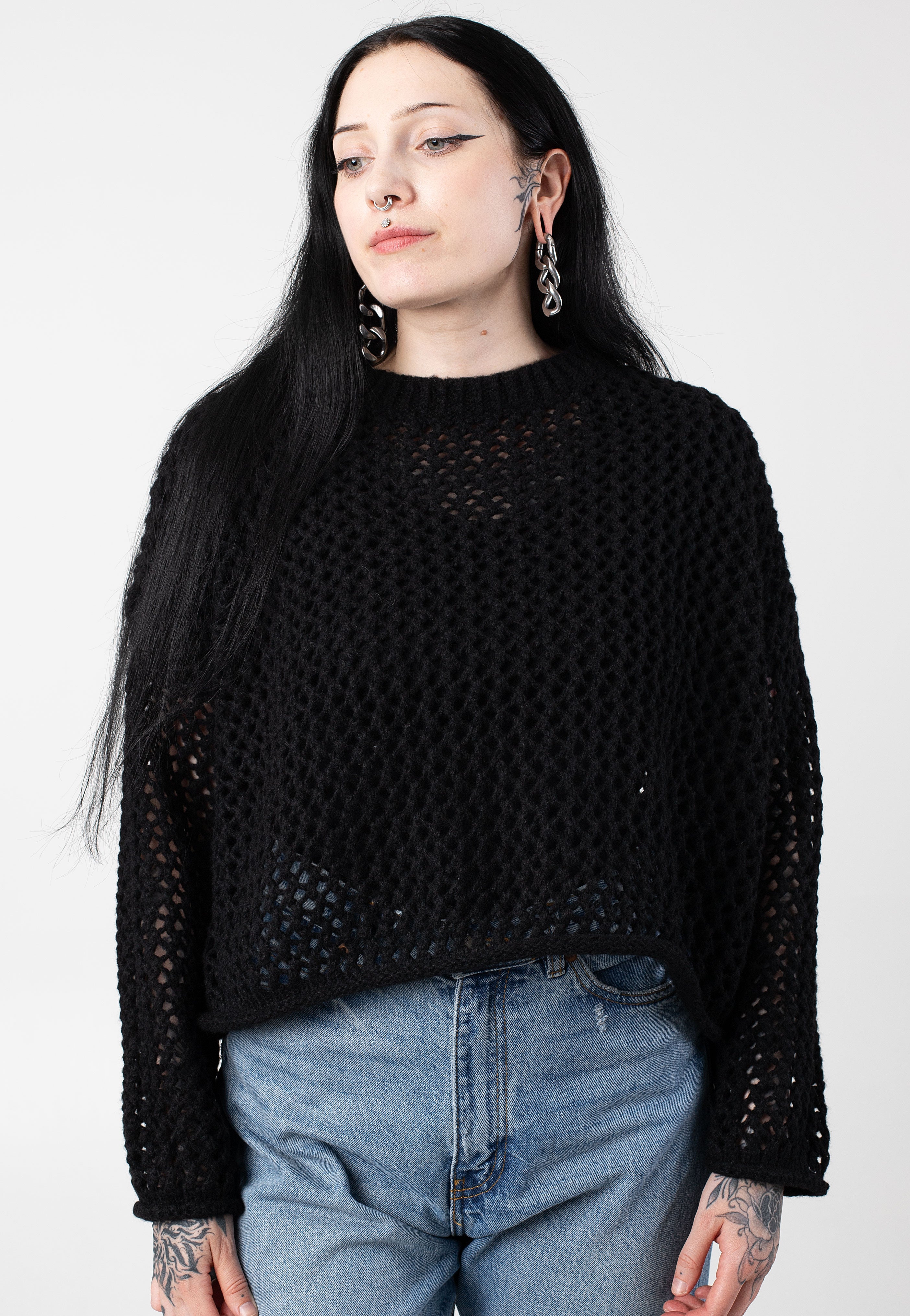 Noisy May - Judey O Neck Black - Pullover Classic