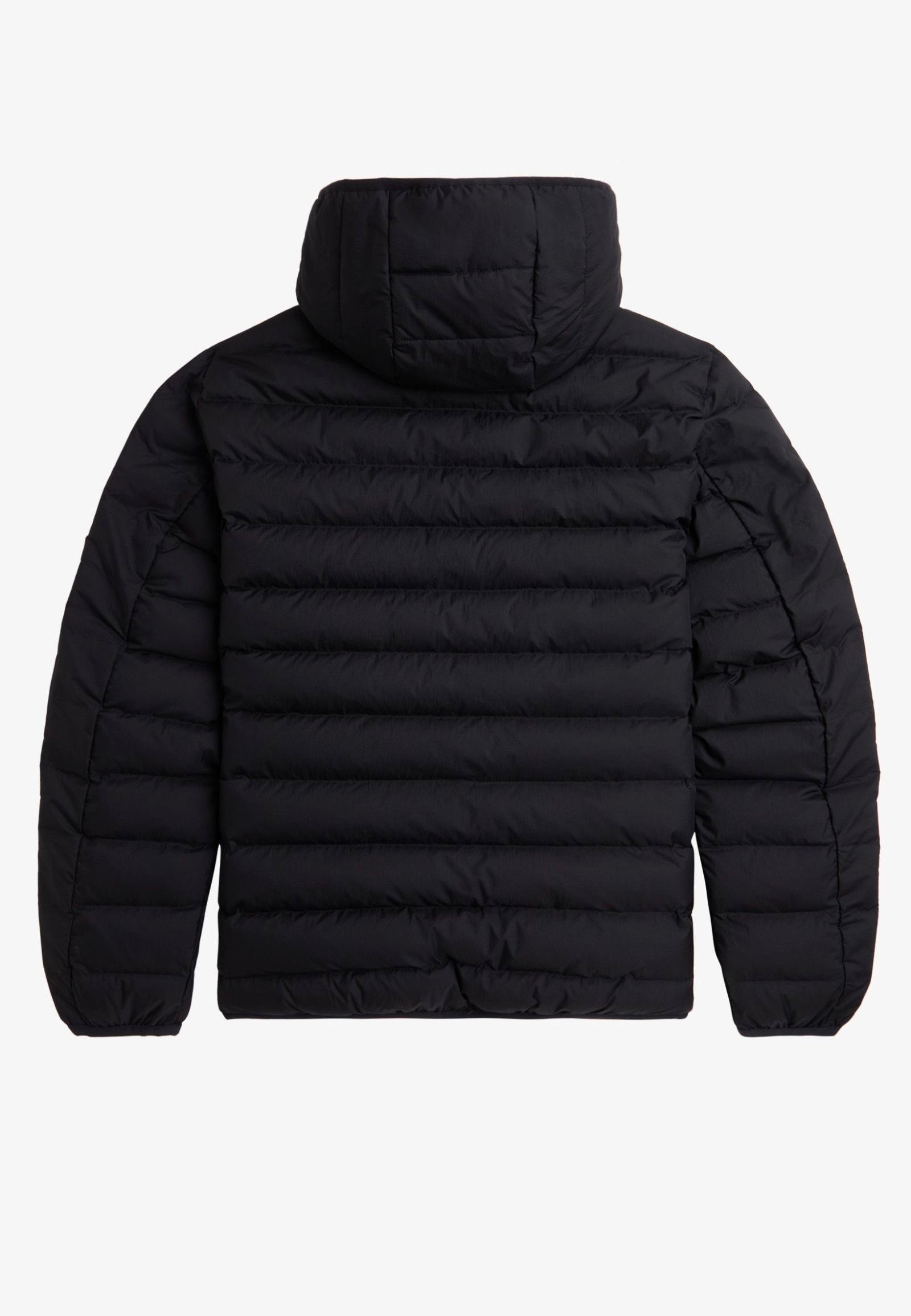 Fred Perry - Hooded Insulated Black - Jacket Discount Collections