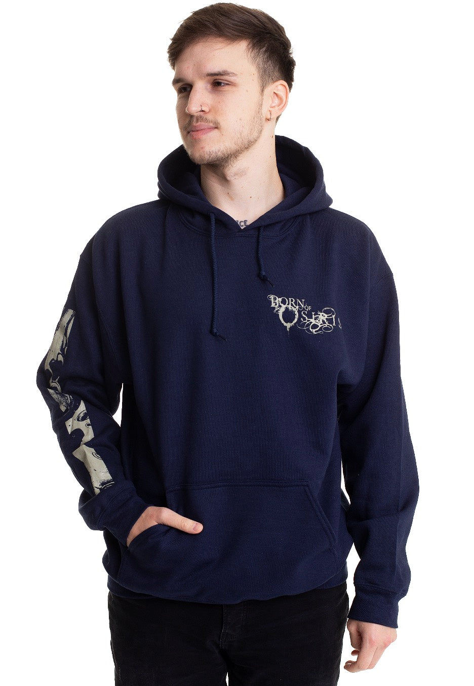 Born Of Osiris - Under The Gun Navy - Hoodie Visit New Online