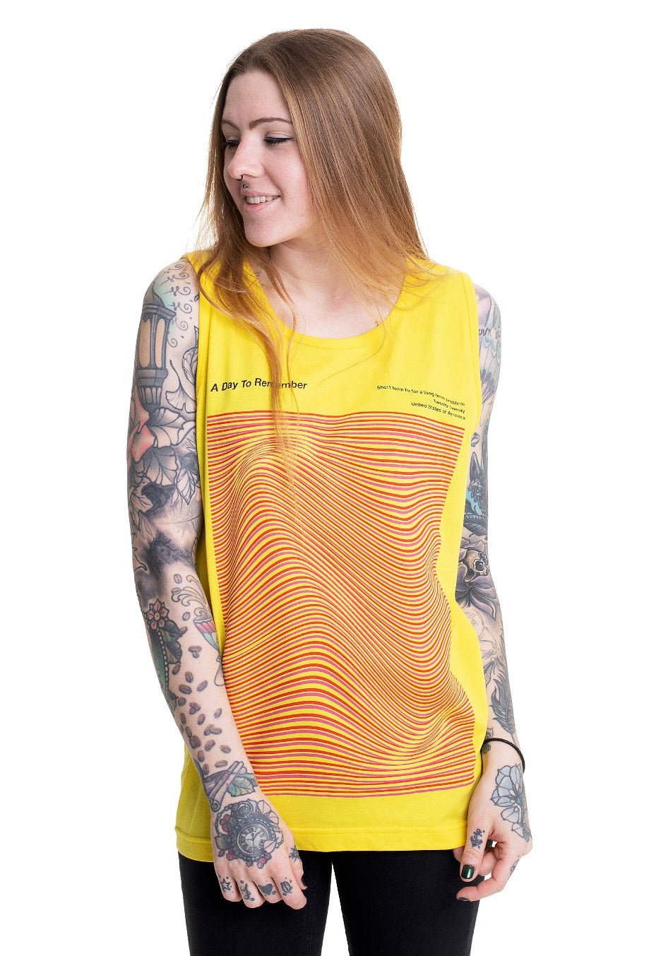 A Day To Remember - Digital Waves Yellow - Tank Cheap Finishline