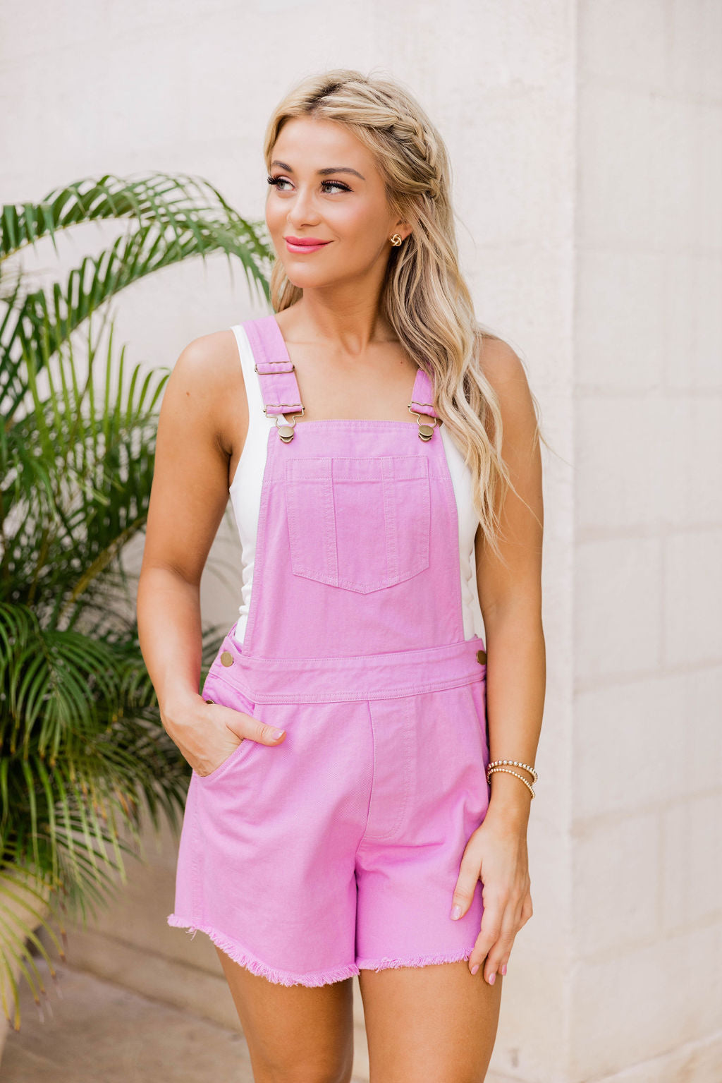 Easy Roads Magenta Short Overalls FINAL SALE Discount Latest