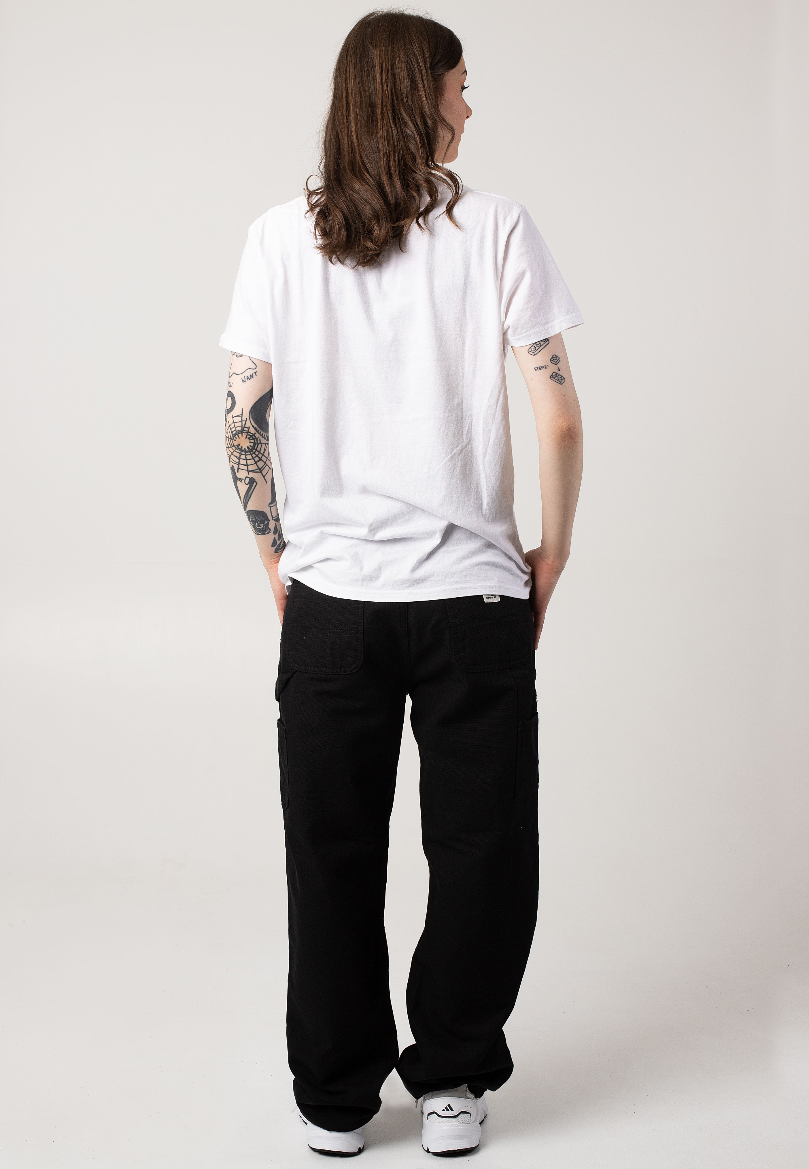 Carhartt WIP - W' Pierce Straight Rinsed Black - Pants