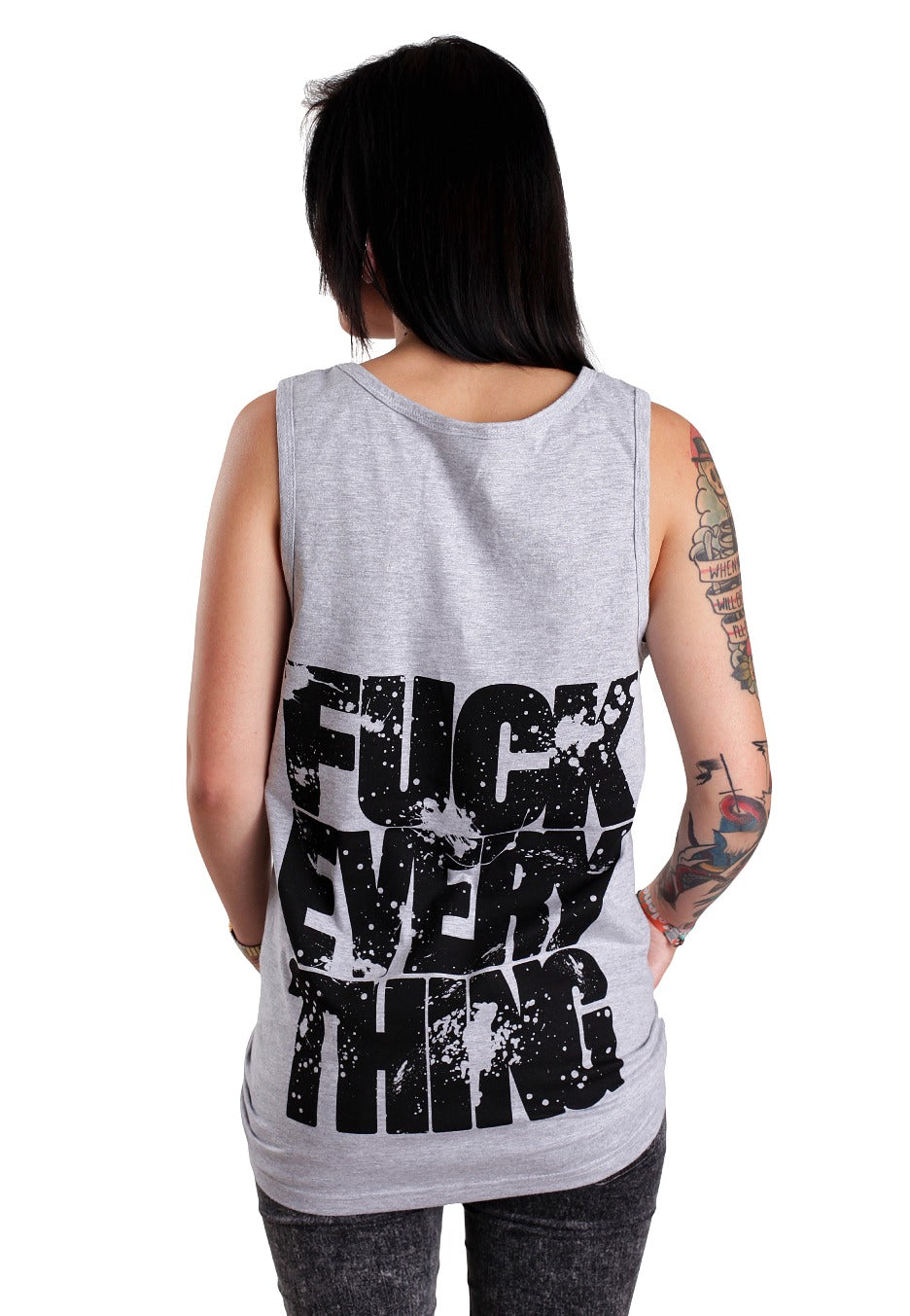 Suicide Silence - Fuck Everything Sportsgrey - Tank Outlet Original