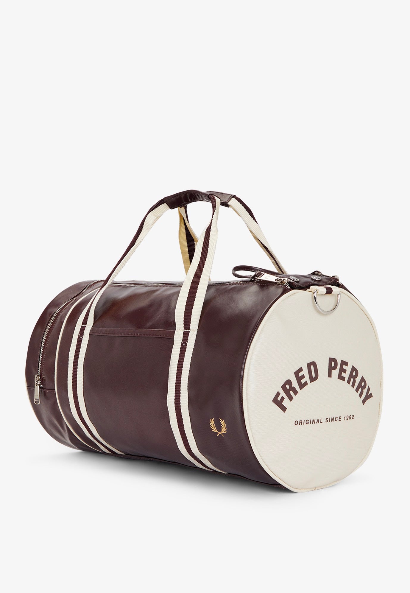 Fred Perry - Classic Barrel Carrington Road Brick/Ecru - Dufflebag Discount For Sale