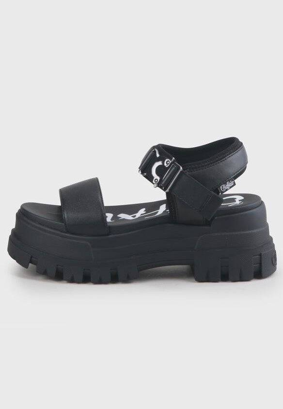 Buffalo - Jojo Platform Imi Nappa Black - Girl Sandals Buy Cheap Best Wholesale