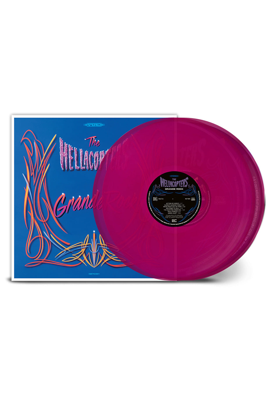 The Hellacopters - Grande Rock Revisited Ltd. Transparent Magenta - Colored 2 Vinyl Choice