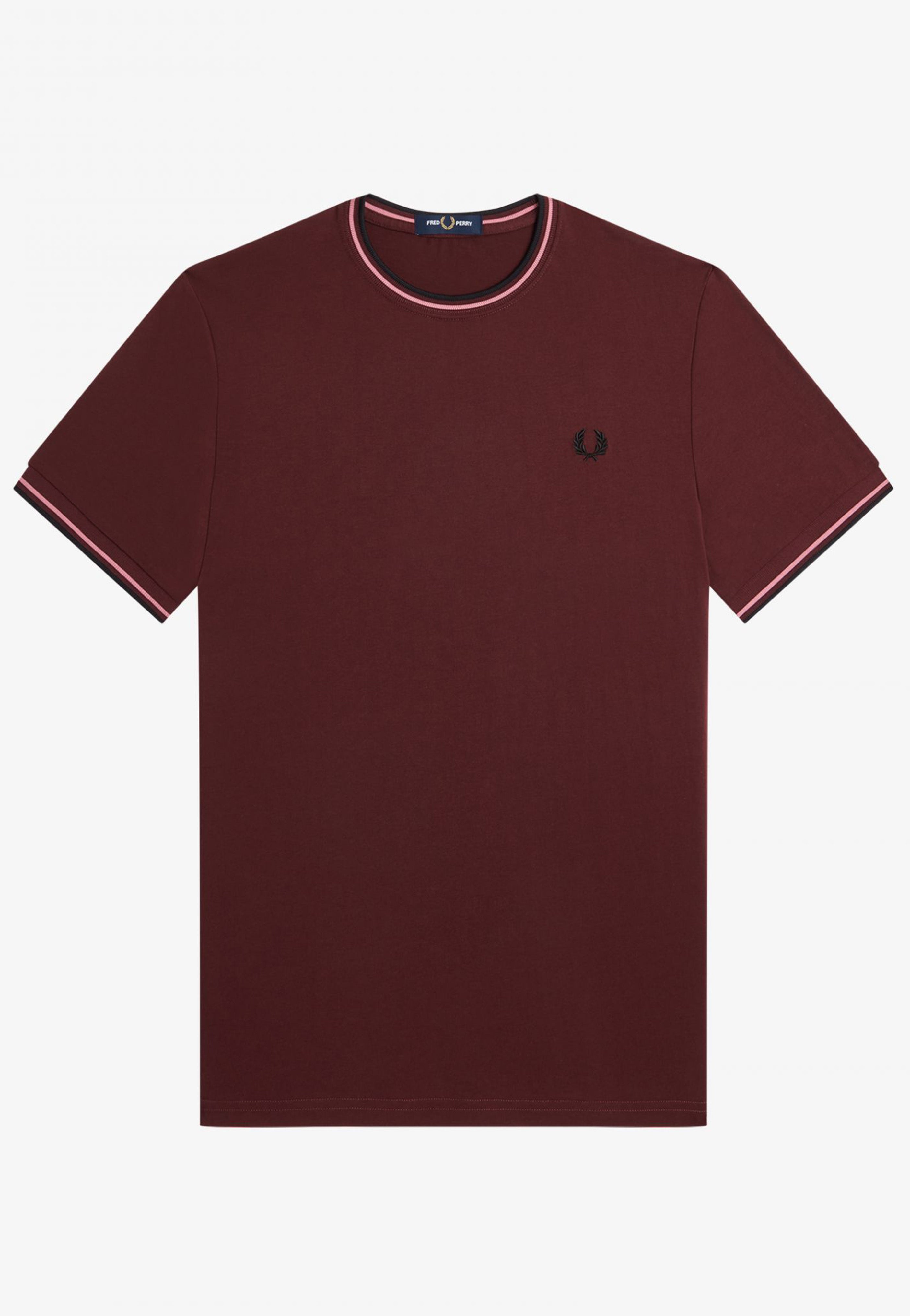 Fred Perry - Twin Tipped Oxblood - T-Shirt Free Shipping Reliable